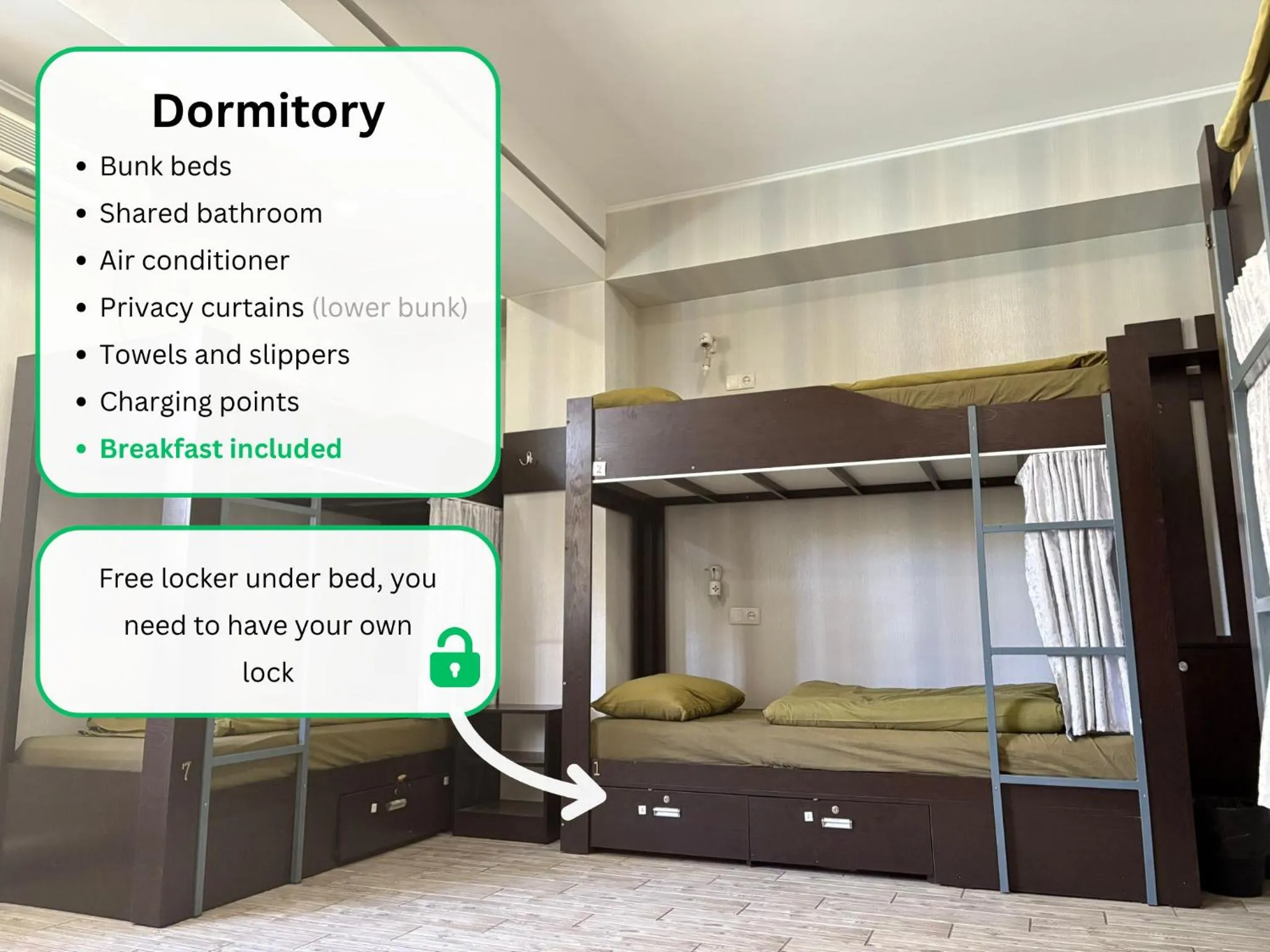 Bed in Apple Hostel Bishkek