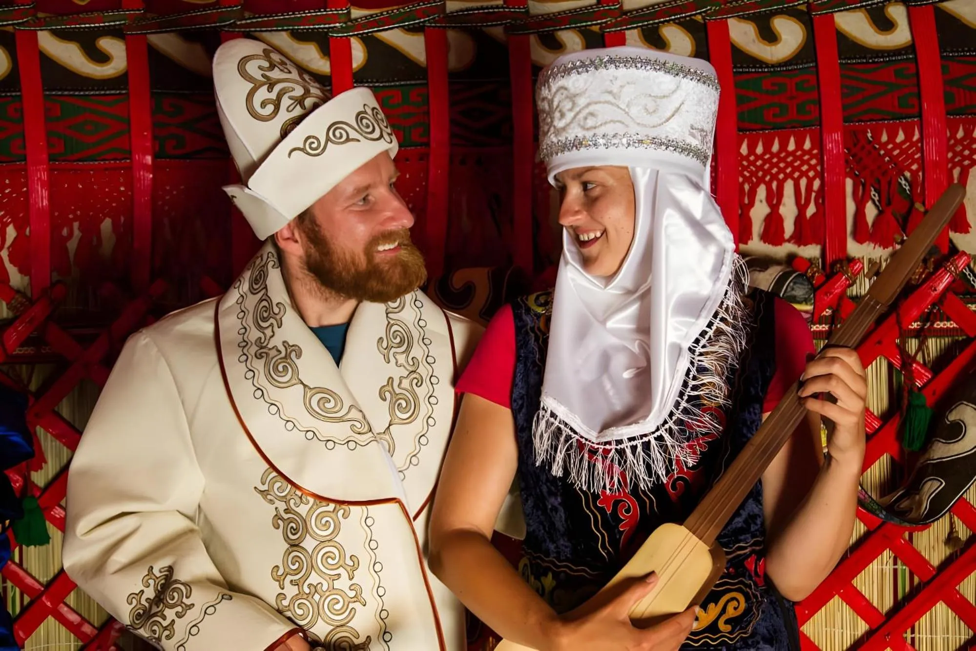 group of guests in Apple Hostel Bishkek