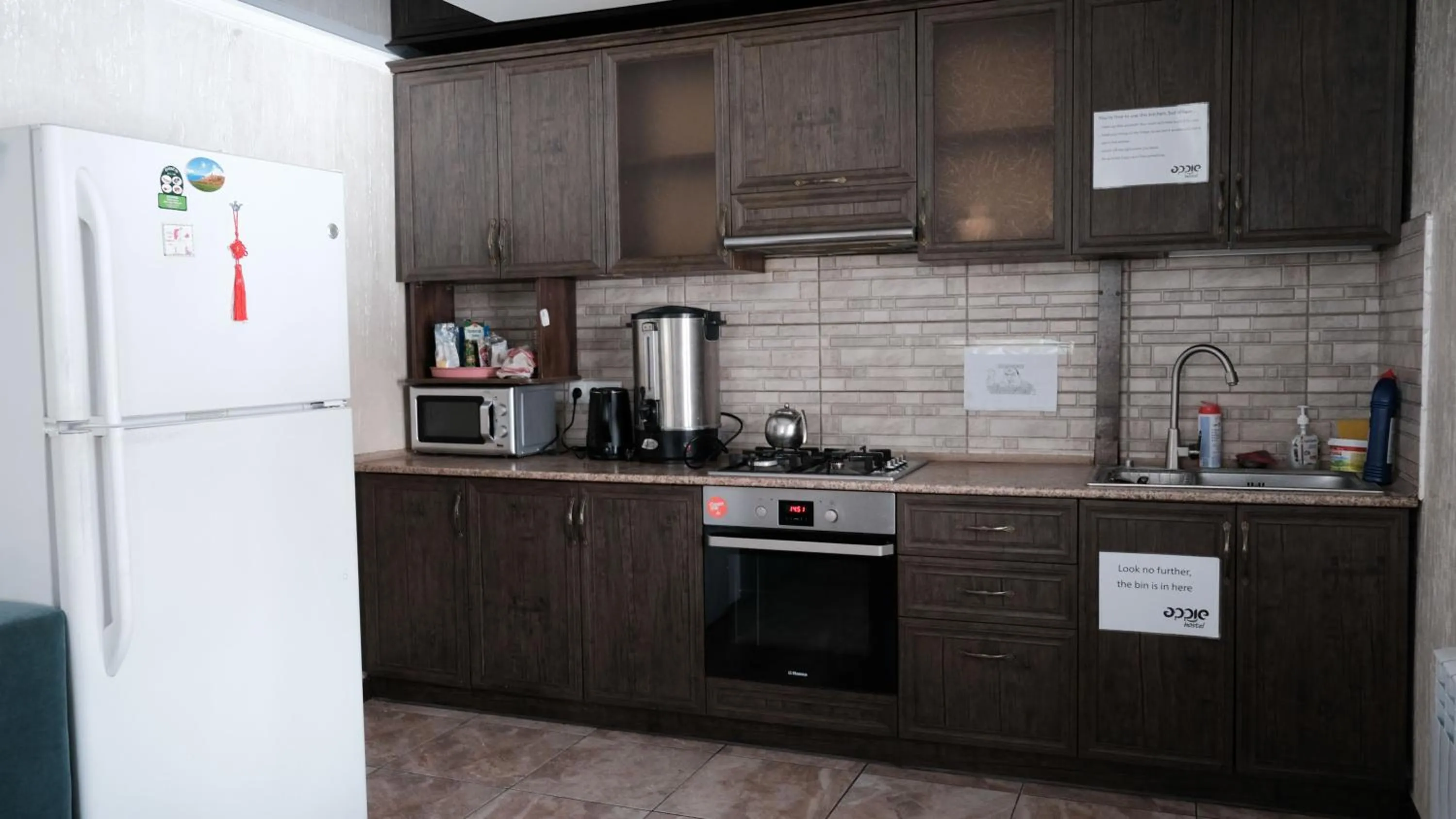 Coffee/tea facilities in Apple Hostel Bishkek