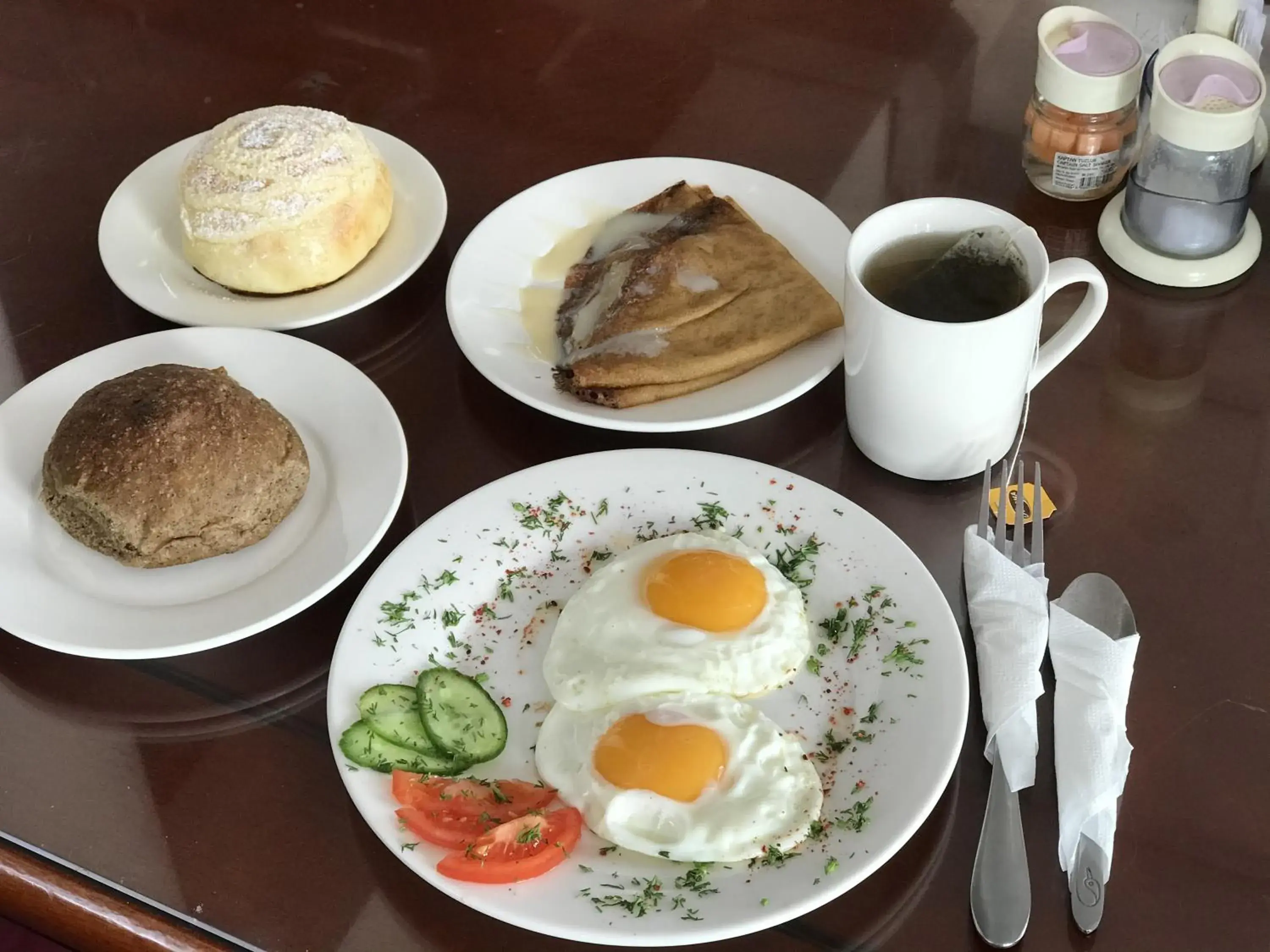 Breakfast in Apple Hostel Bishkek Breakfast in Apple Hostel Bishkek