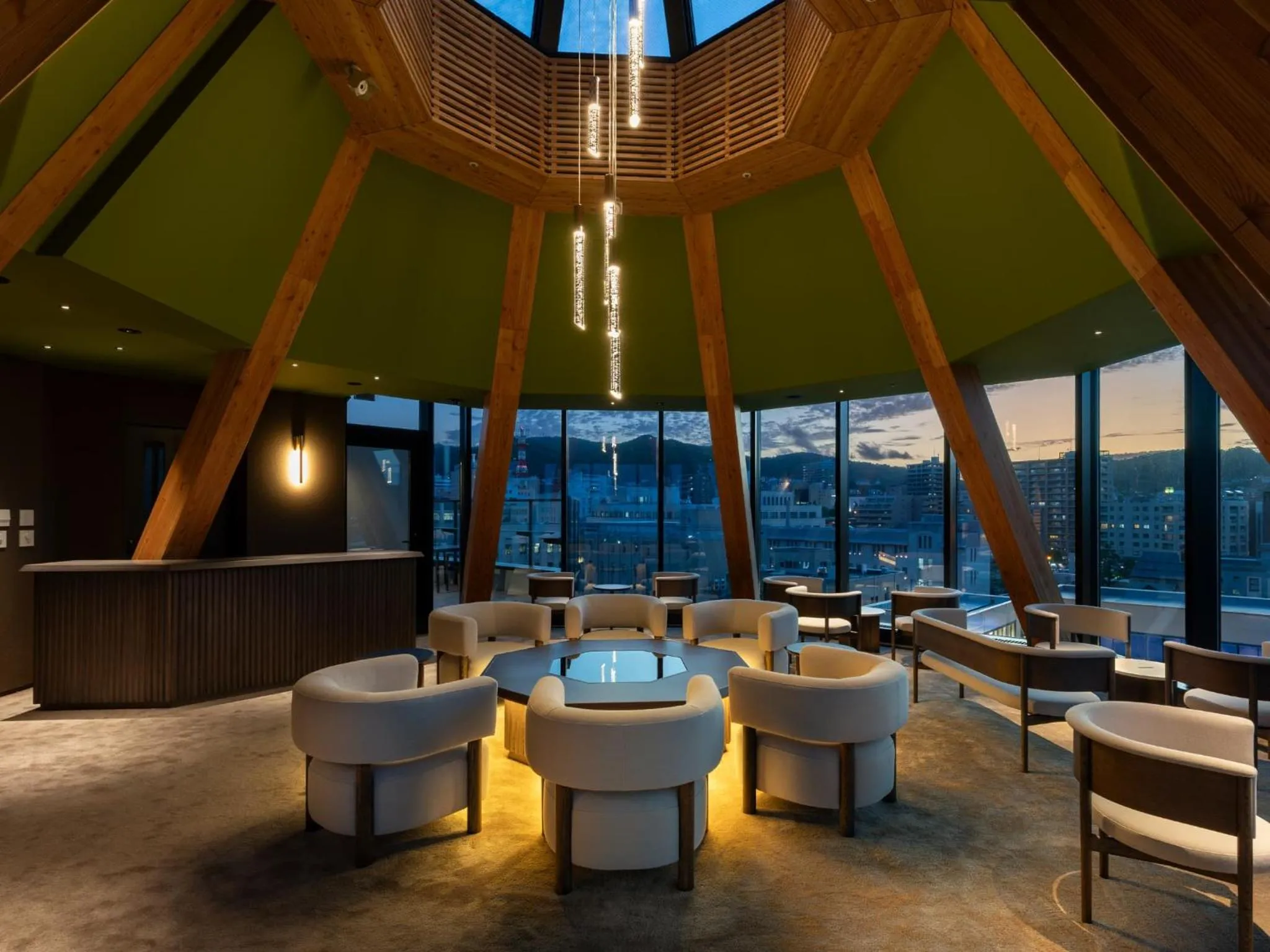 Lounge or bar in Granbell Hotel Otaru