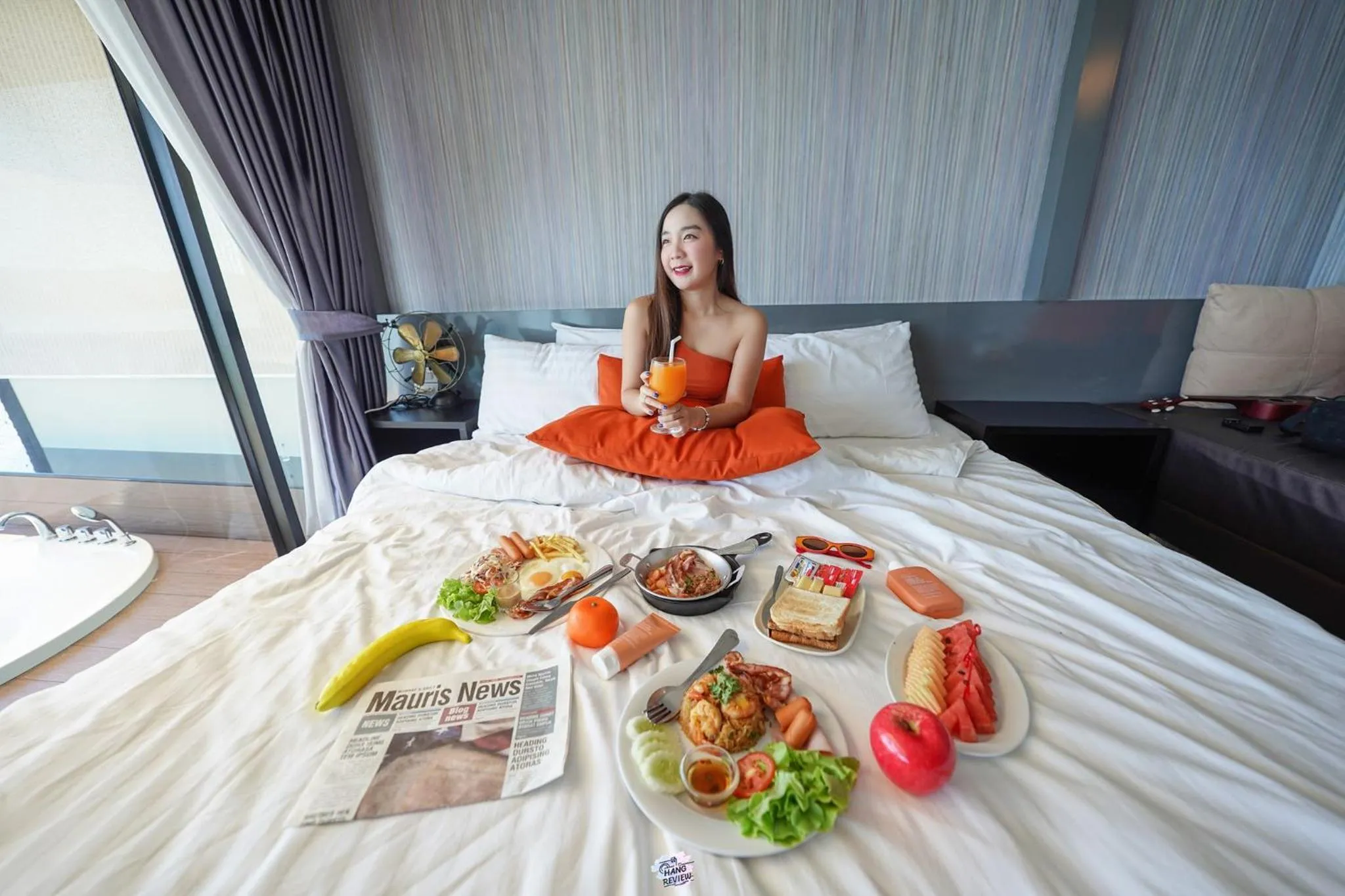 Bed in Blueskyraft resort