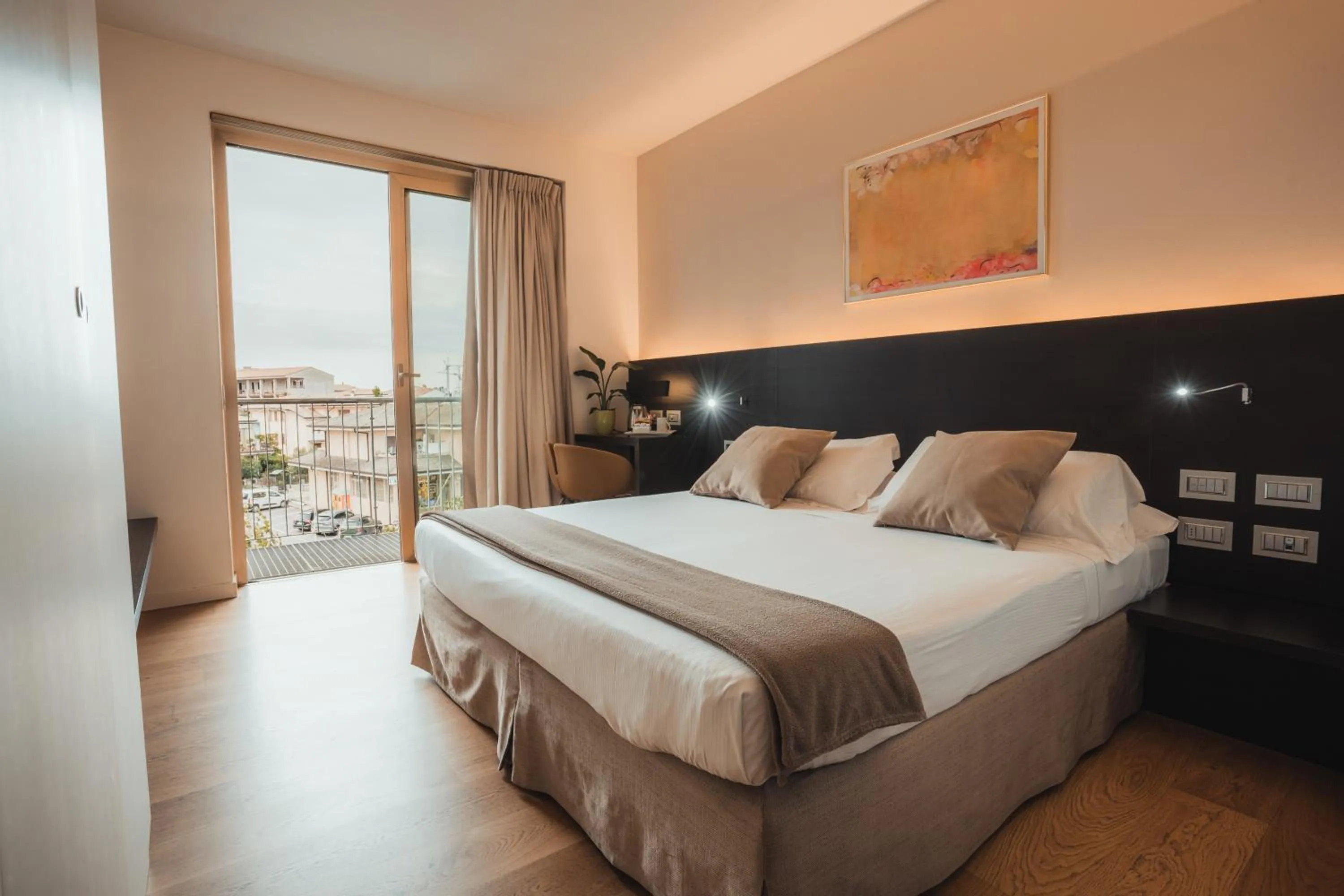 View (from property/room), Bed in Mod 05 Bike Hotel