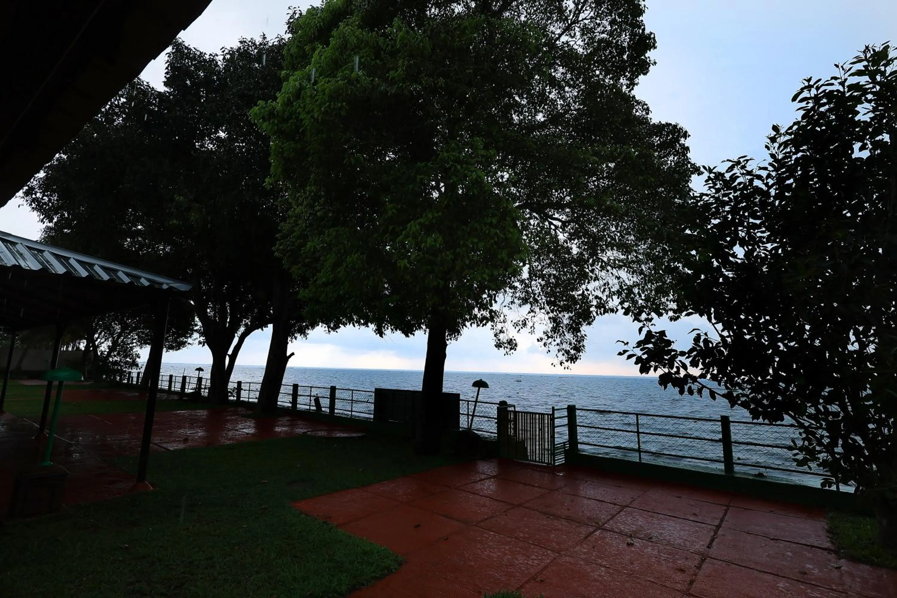 Lake view in ILLIKKALAM Lakeside Cottages Kumarakom Kerala