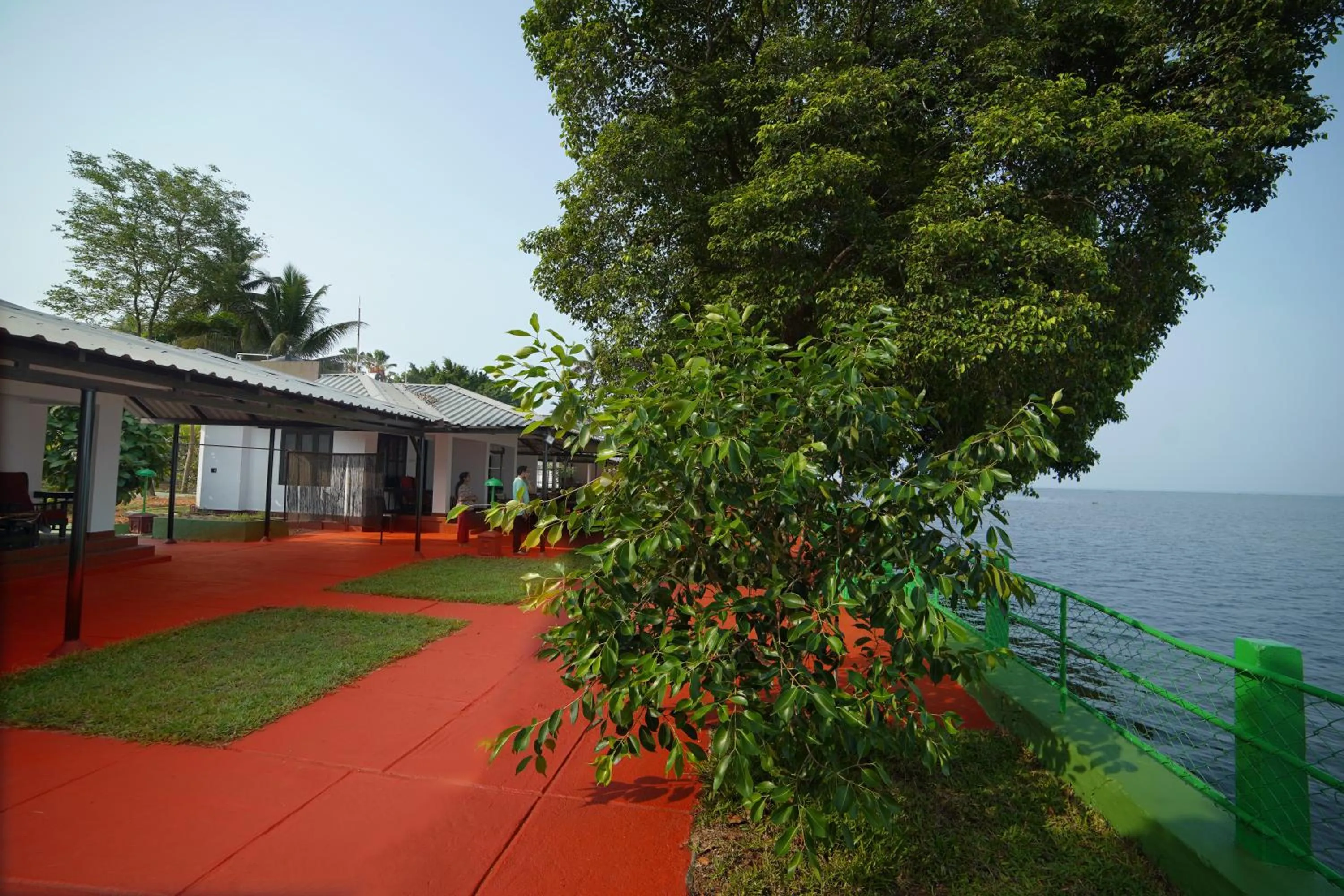 Lake view in ILLIKKALAM Lakeside Cottages Kumarakom Kerala