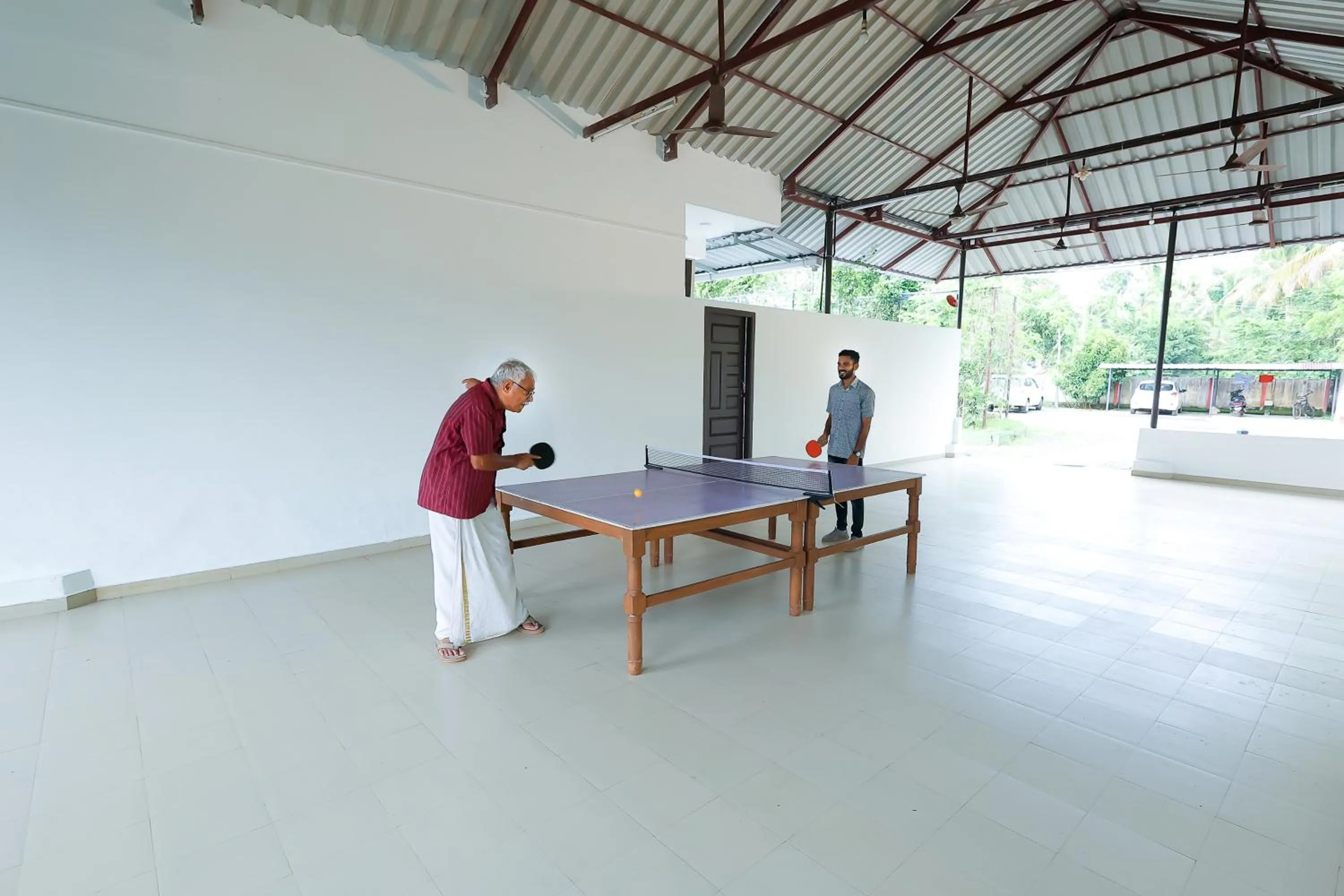Table tennis in ILLIKKALAM Lakeside Cottages Kumarakom Kerala