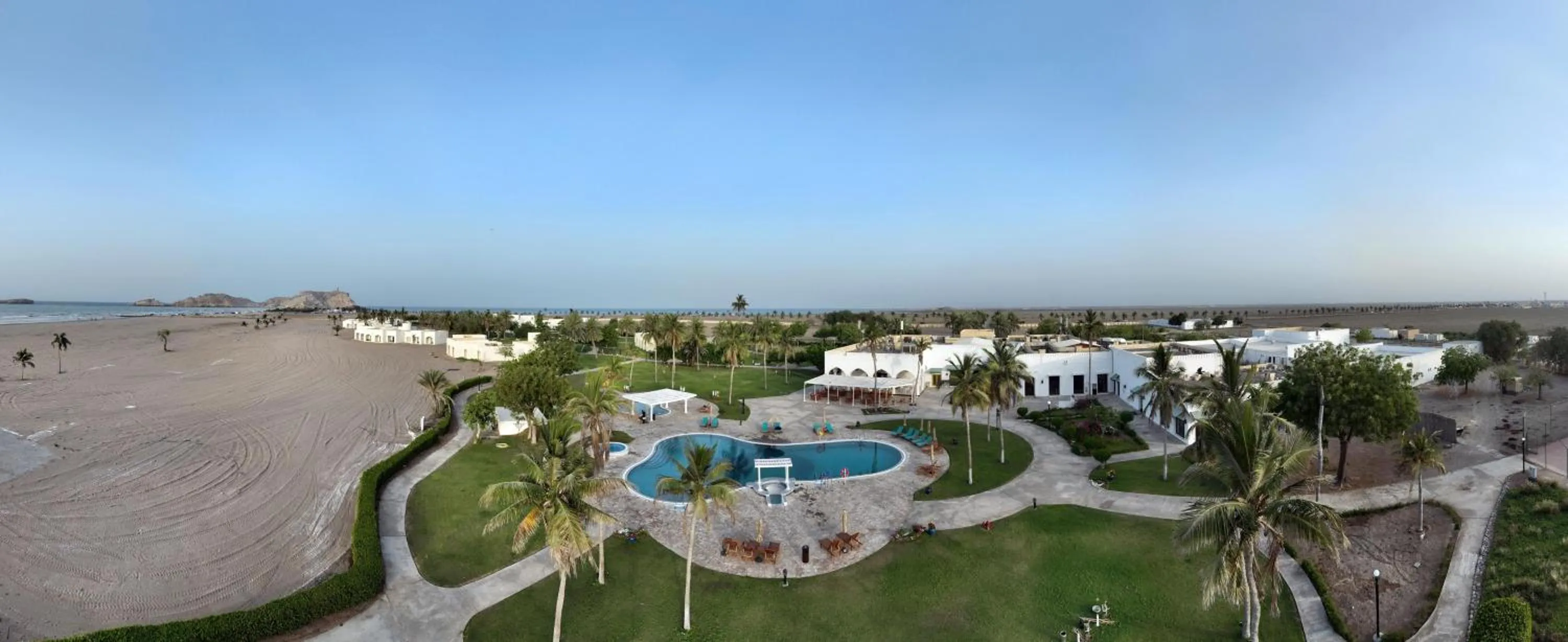 Pool view in Al Sawadi Beach Resort & Spa