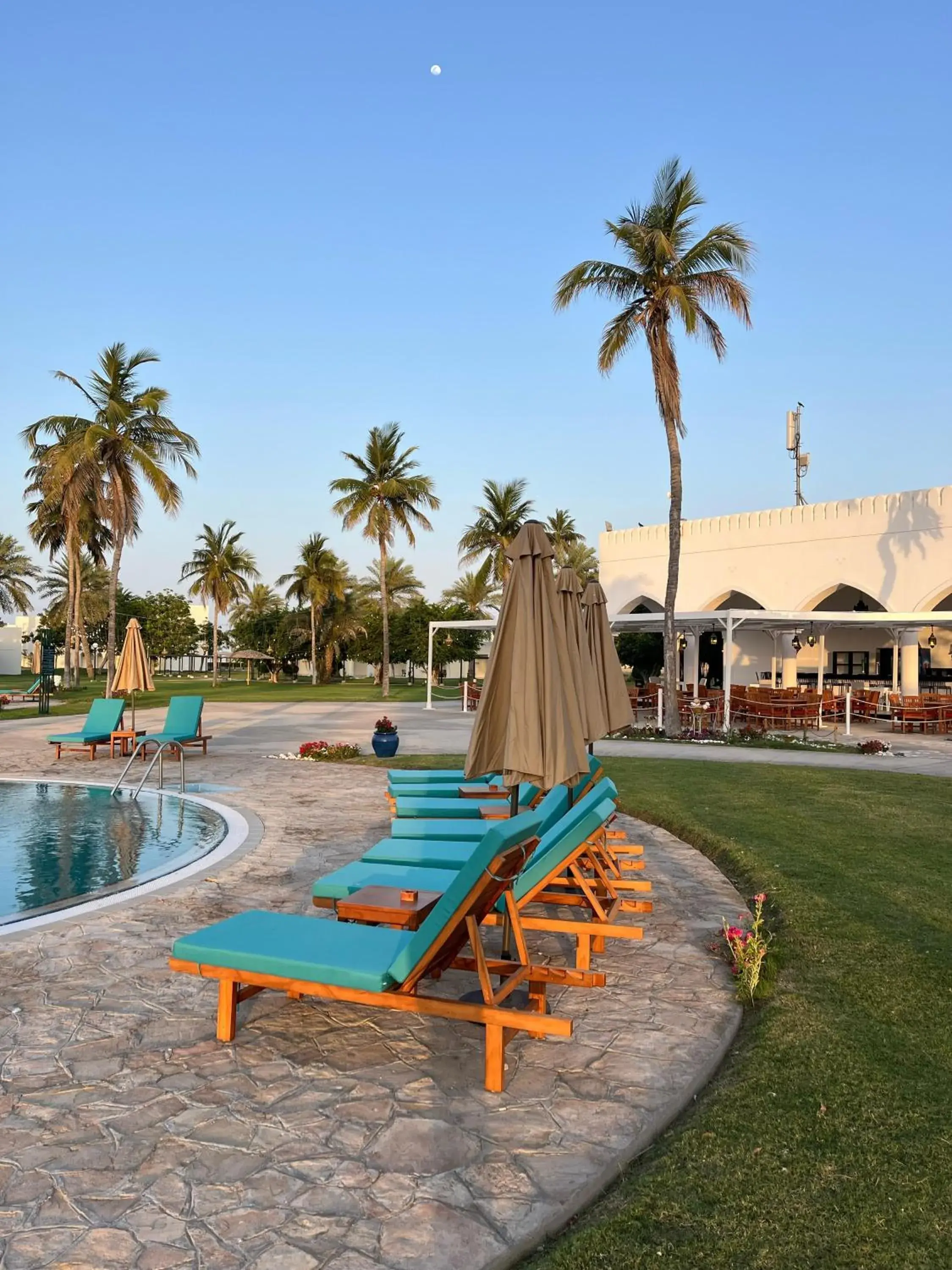 Swimming pool in Al Sawadi Beach Resort & Spa Swimming pool in Al Sawadi Beach Resort & Spa