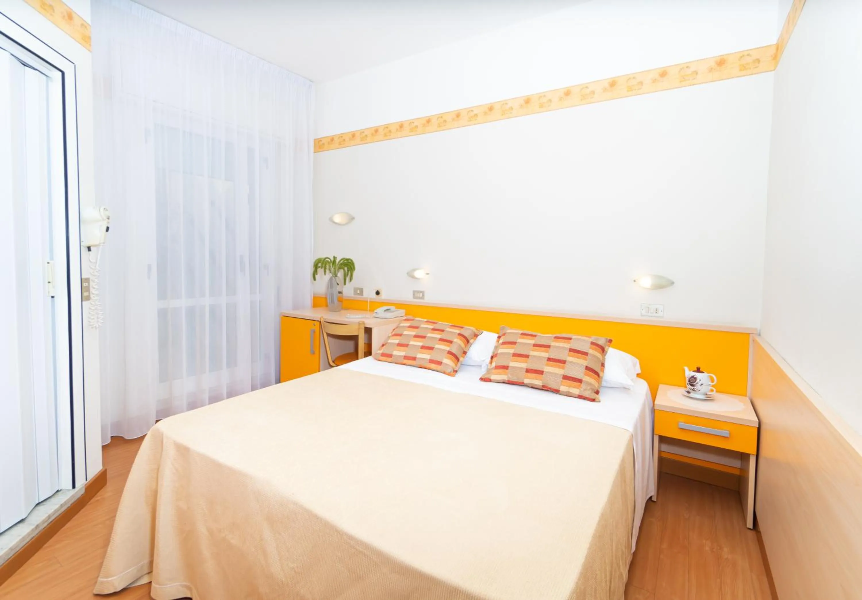 Bedroom, Bed in Hotel Sampaoli