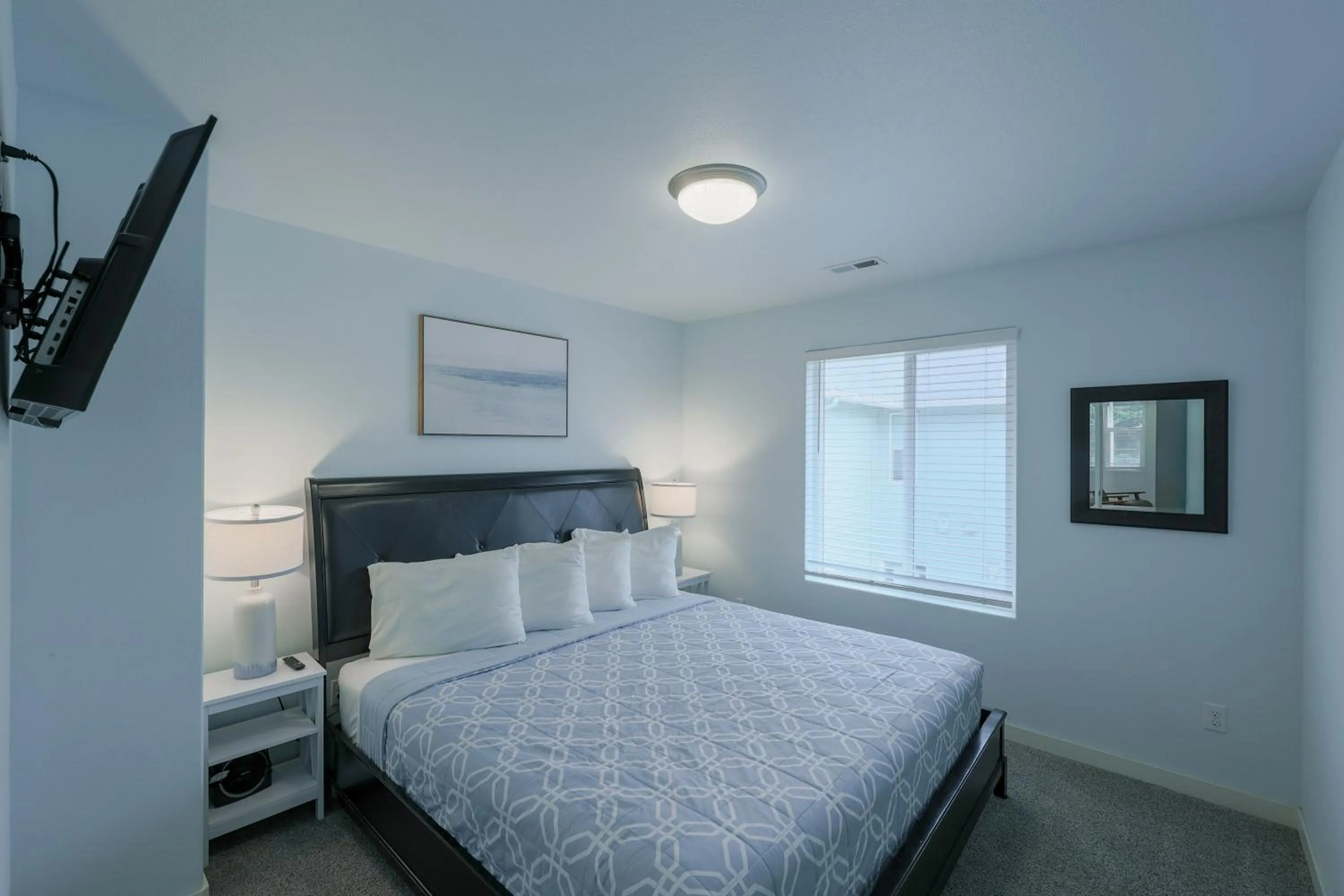 Bed in Surfers Beach Retreat