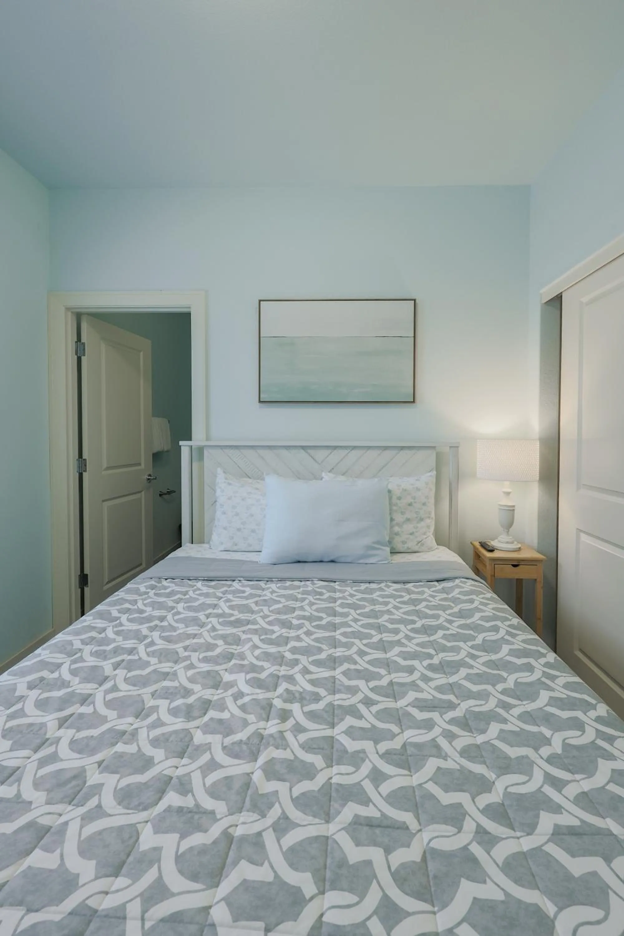 Bed in Surfers Beach Retreat