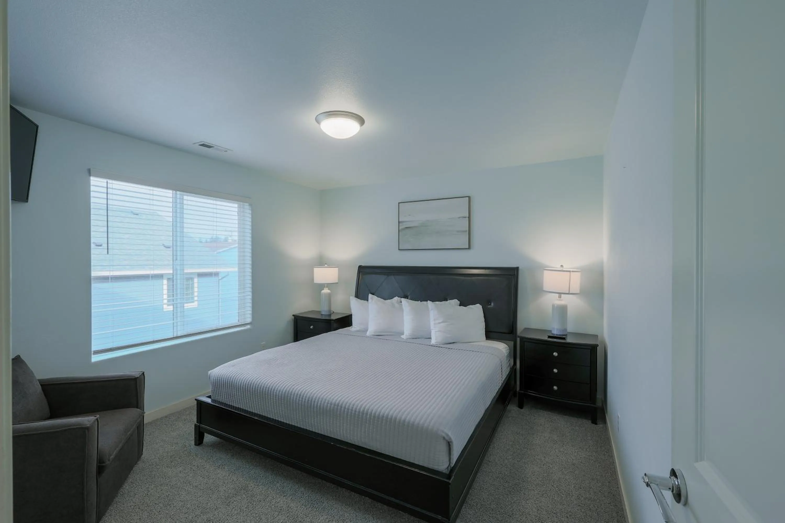 Bed in Surfers Beach Retreat