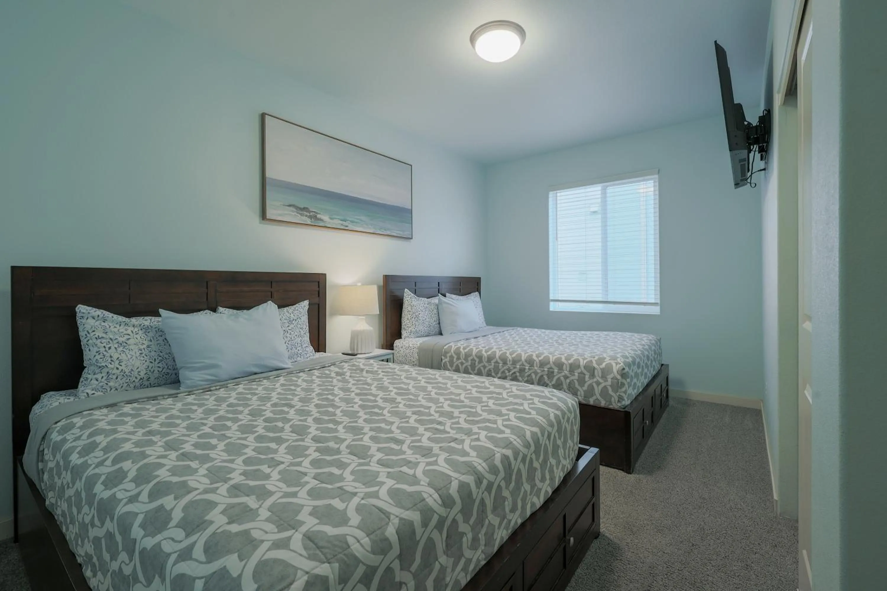Bed in Surfers Beach Retreat