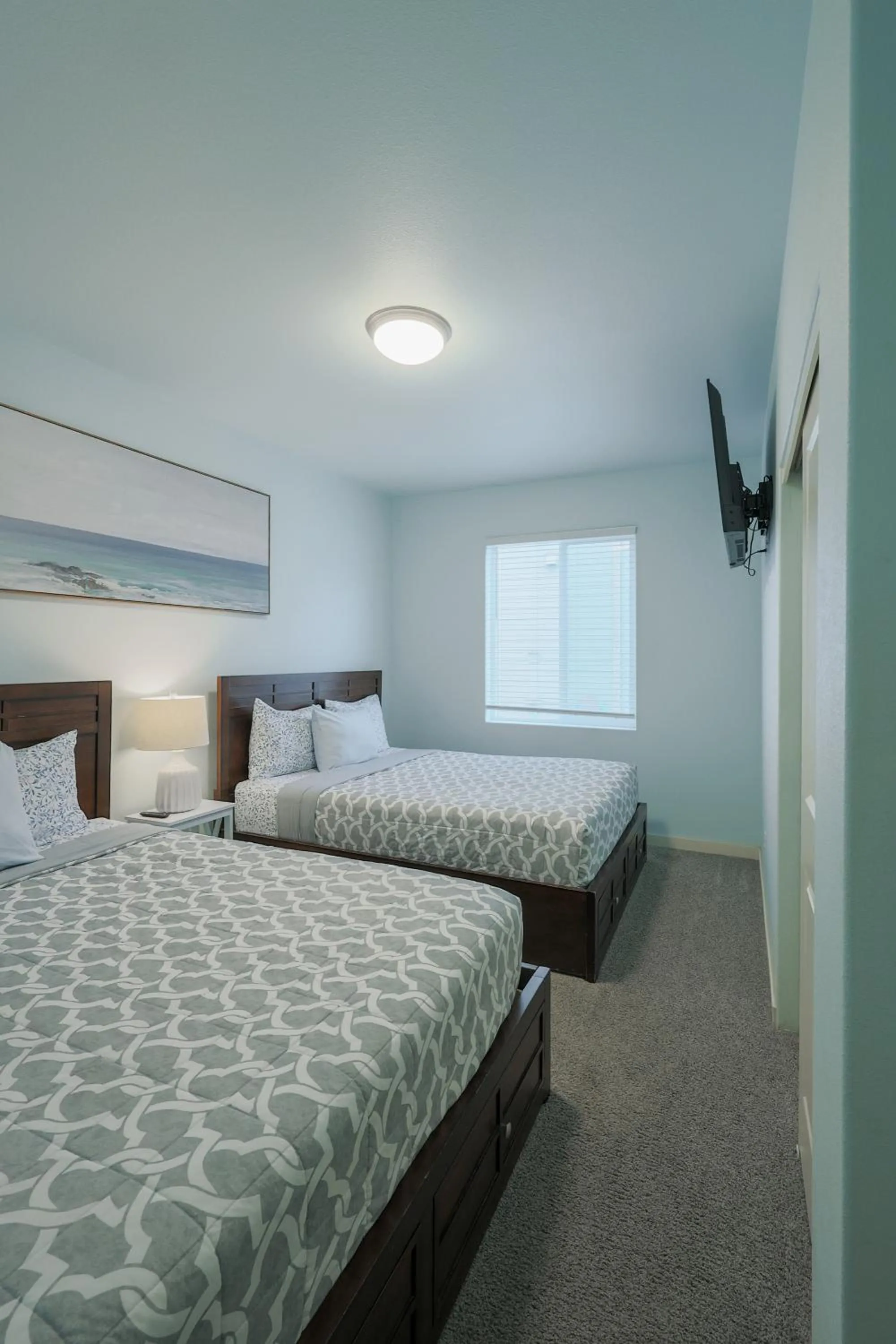 Bed in Surfers Beach Retreat