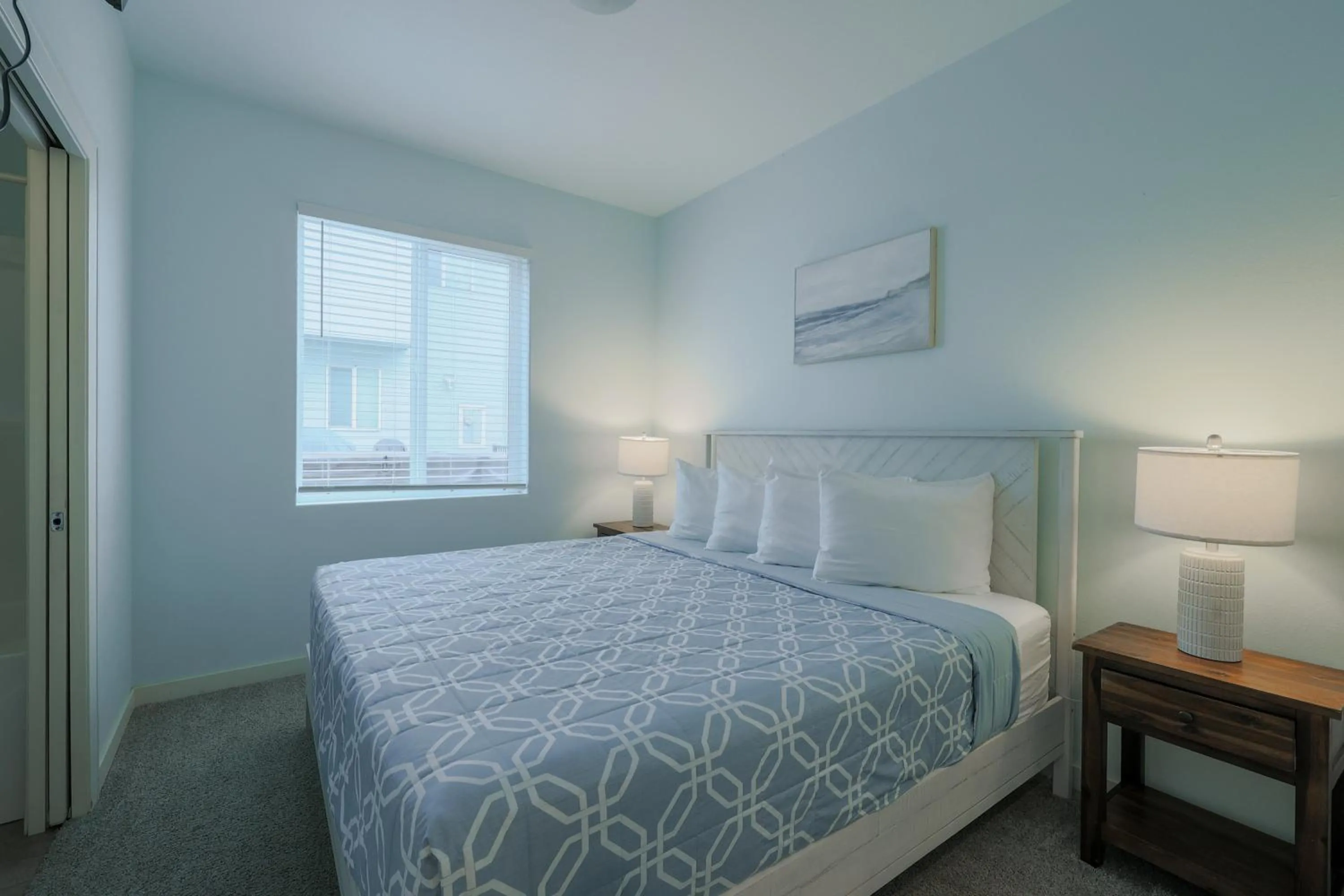 Bed in Surfers Beach Retreat