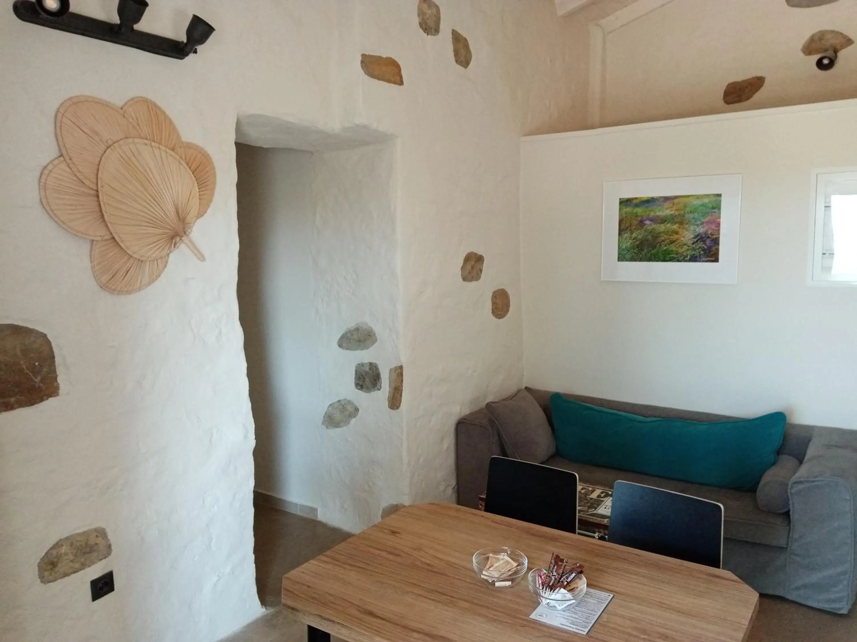 Seating area in Afentiko Pigadi