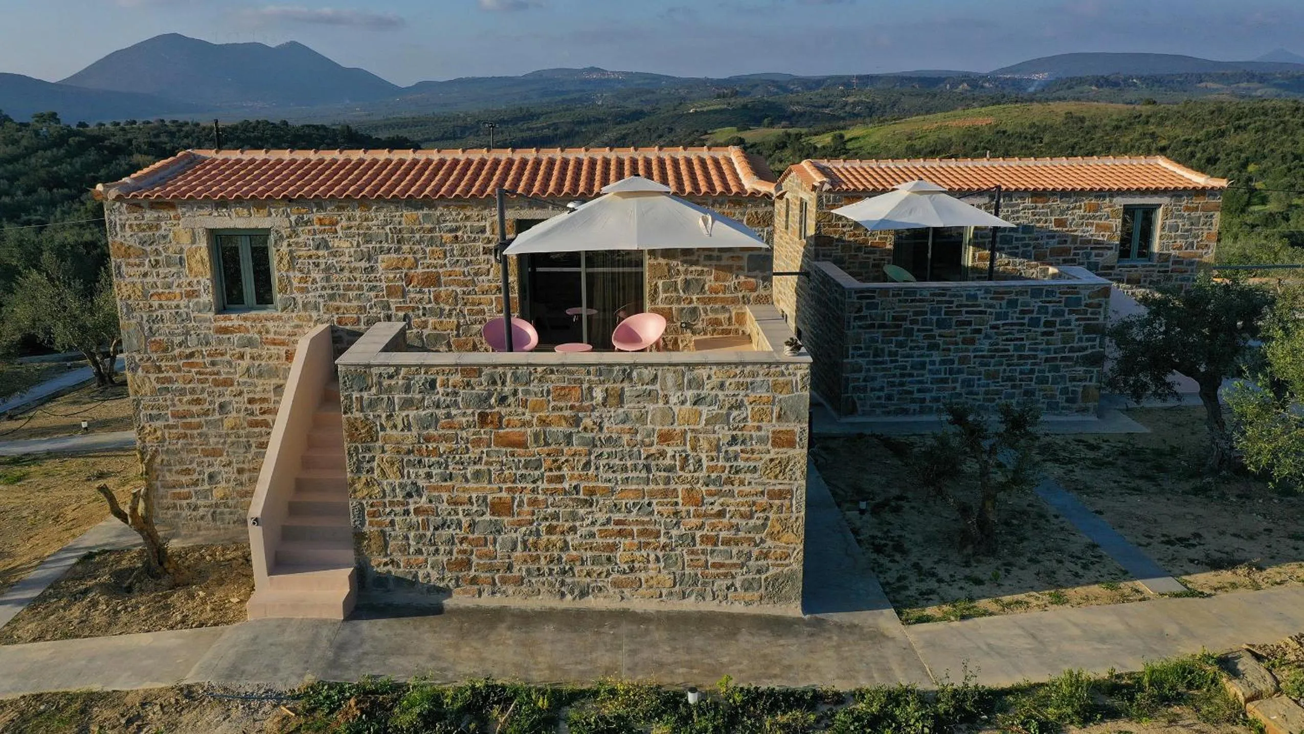 Balcony/Terrace in Afentiko Pigadi