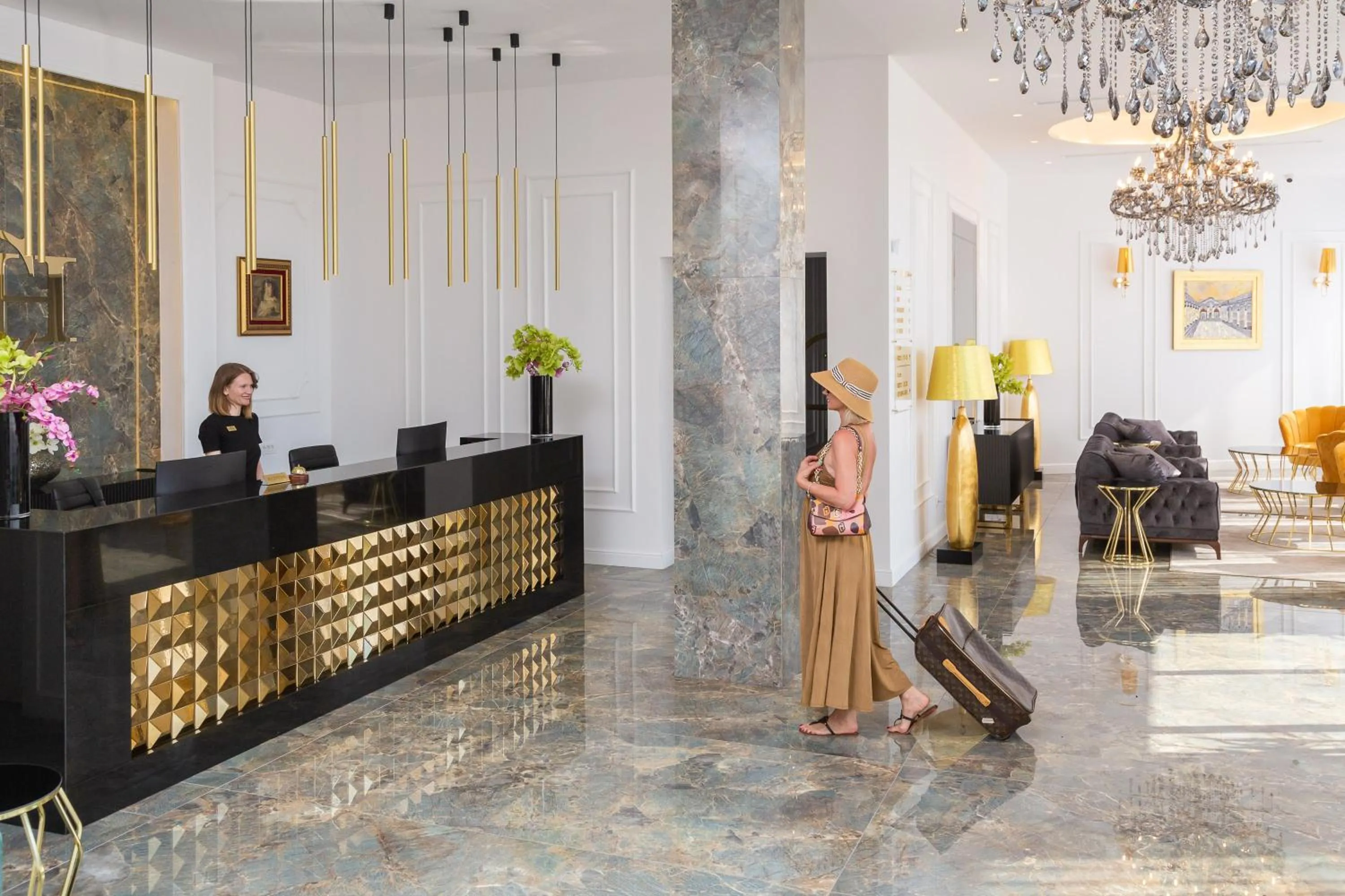 Staff in Hotel Corner