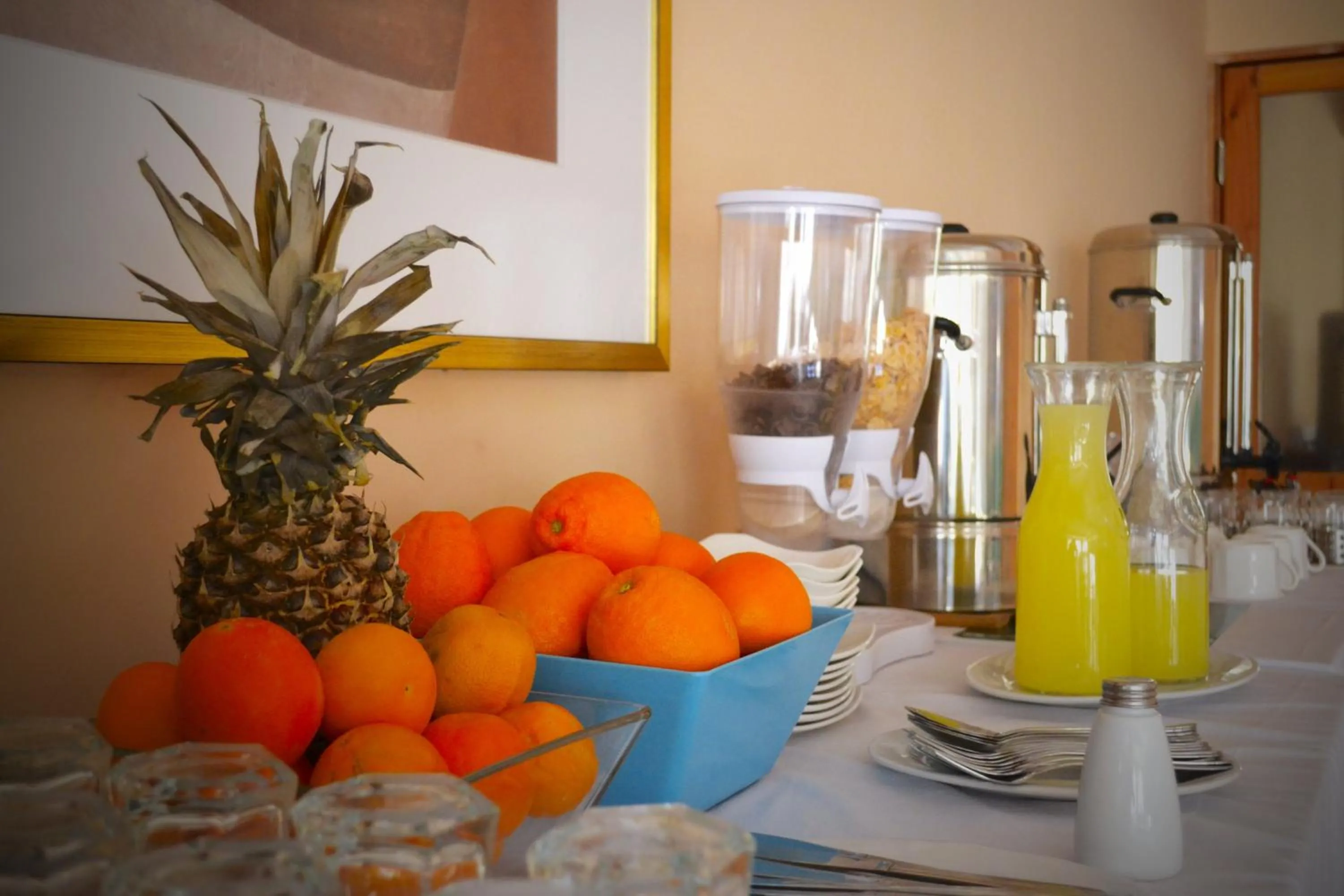 Food and drinks in Hotel Del Marques
