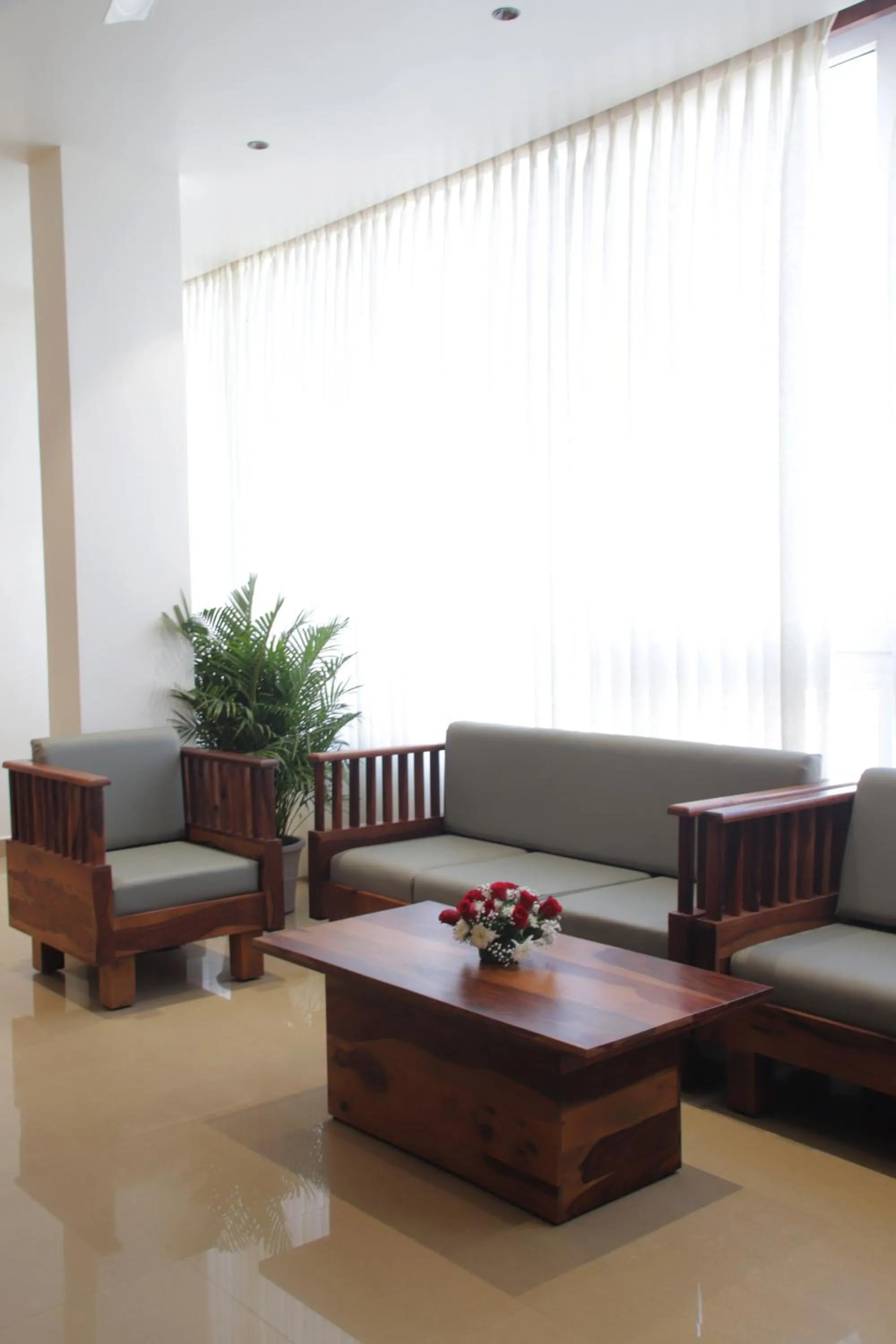 Seating area in Hunkal Stays