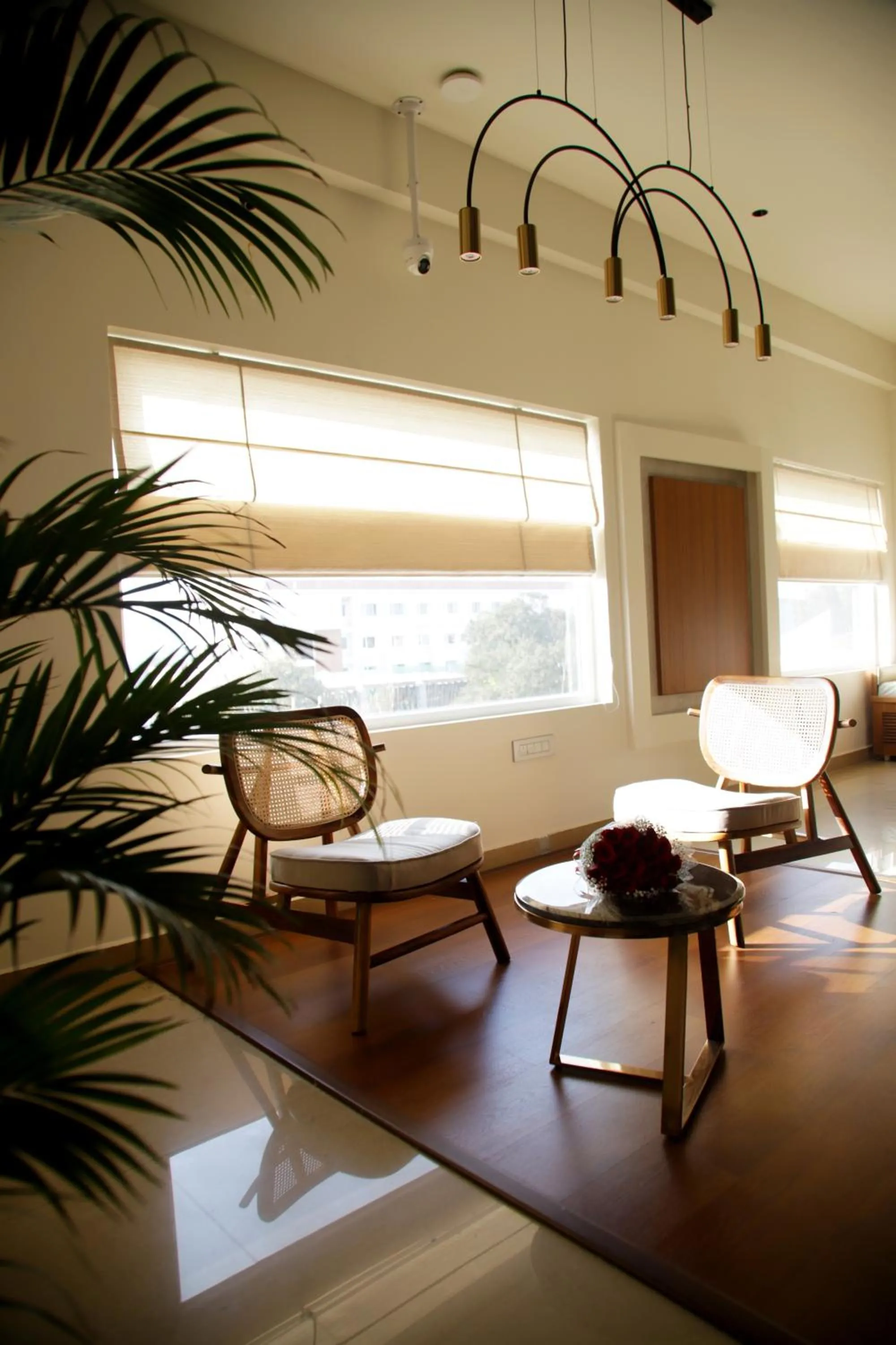 Seating area in Hunkal Stays