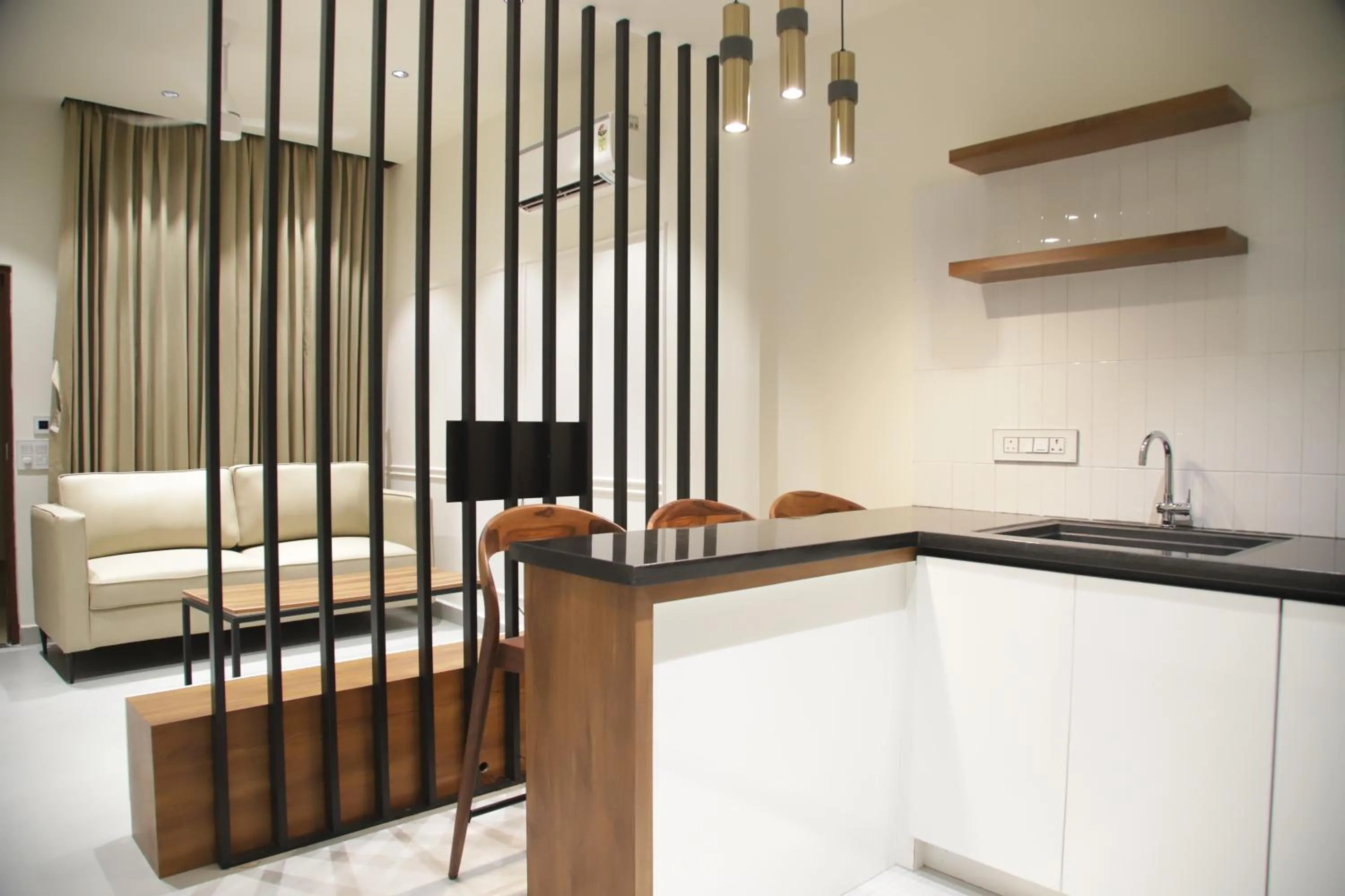 Living room in Hunkal Stays