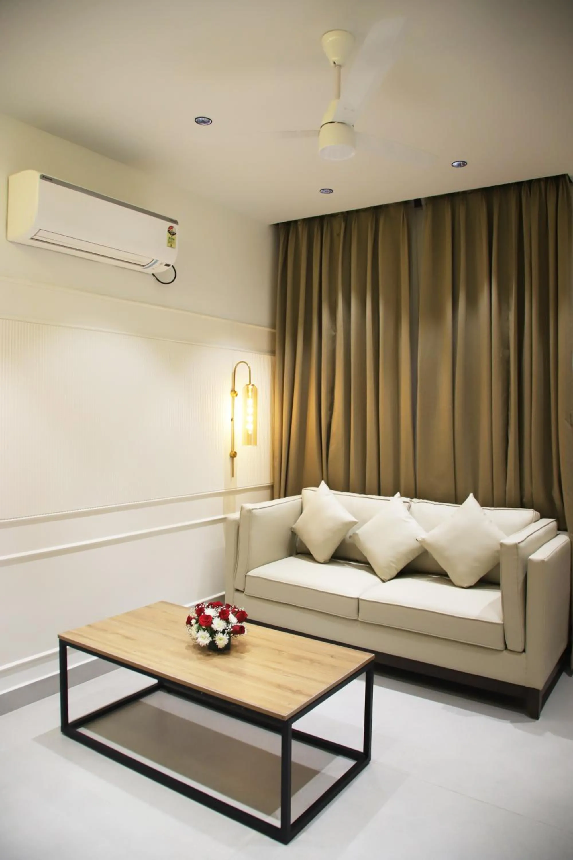 Seating area in Hunkal Stays
