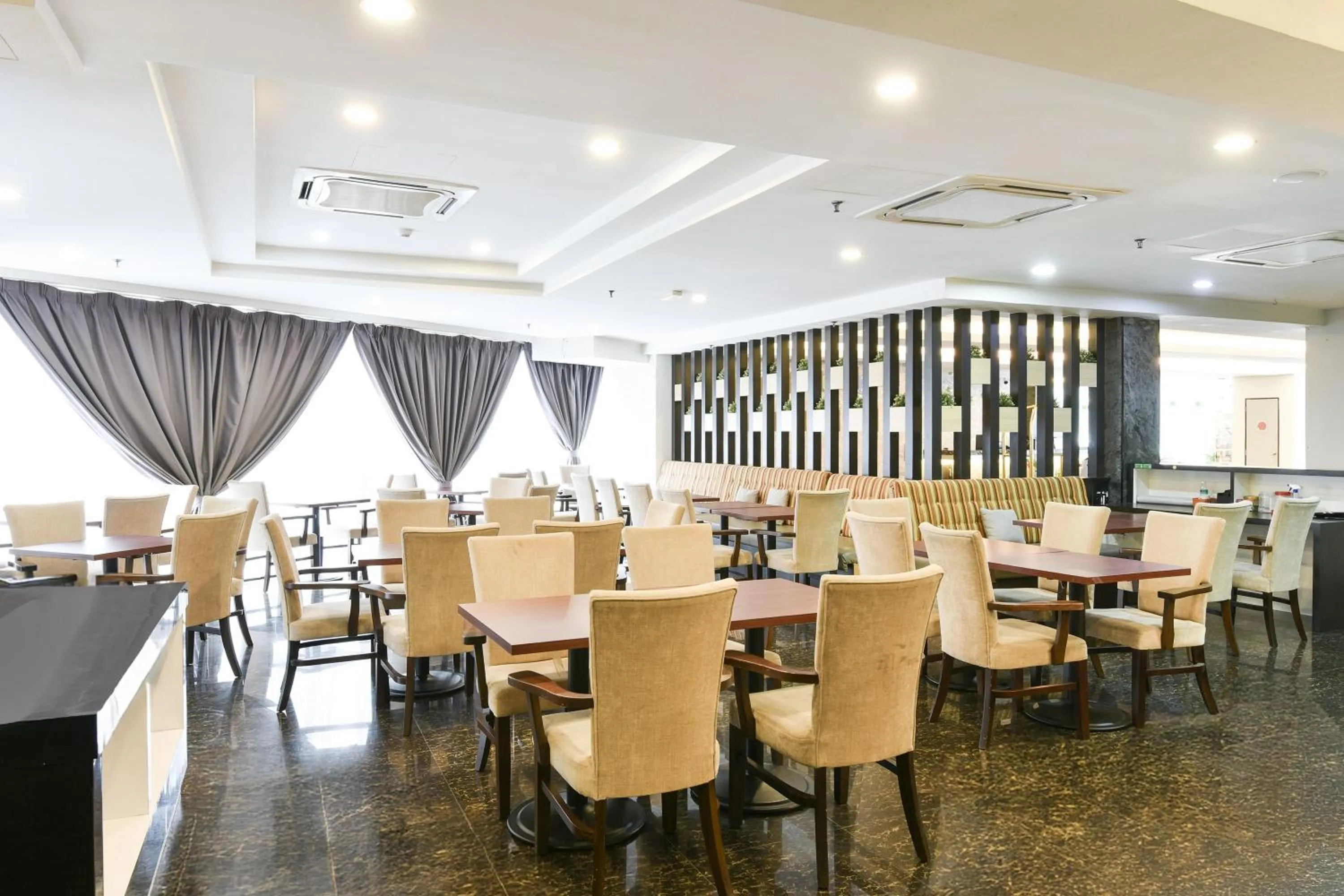 Seating area in Palette KL Sentral near Pudu LRT formerly RPC Blissful Homes