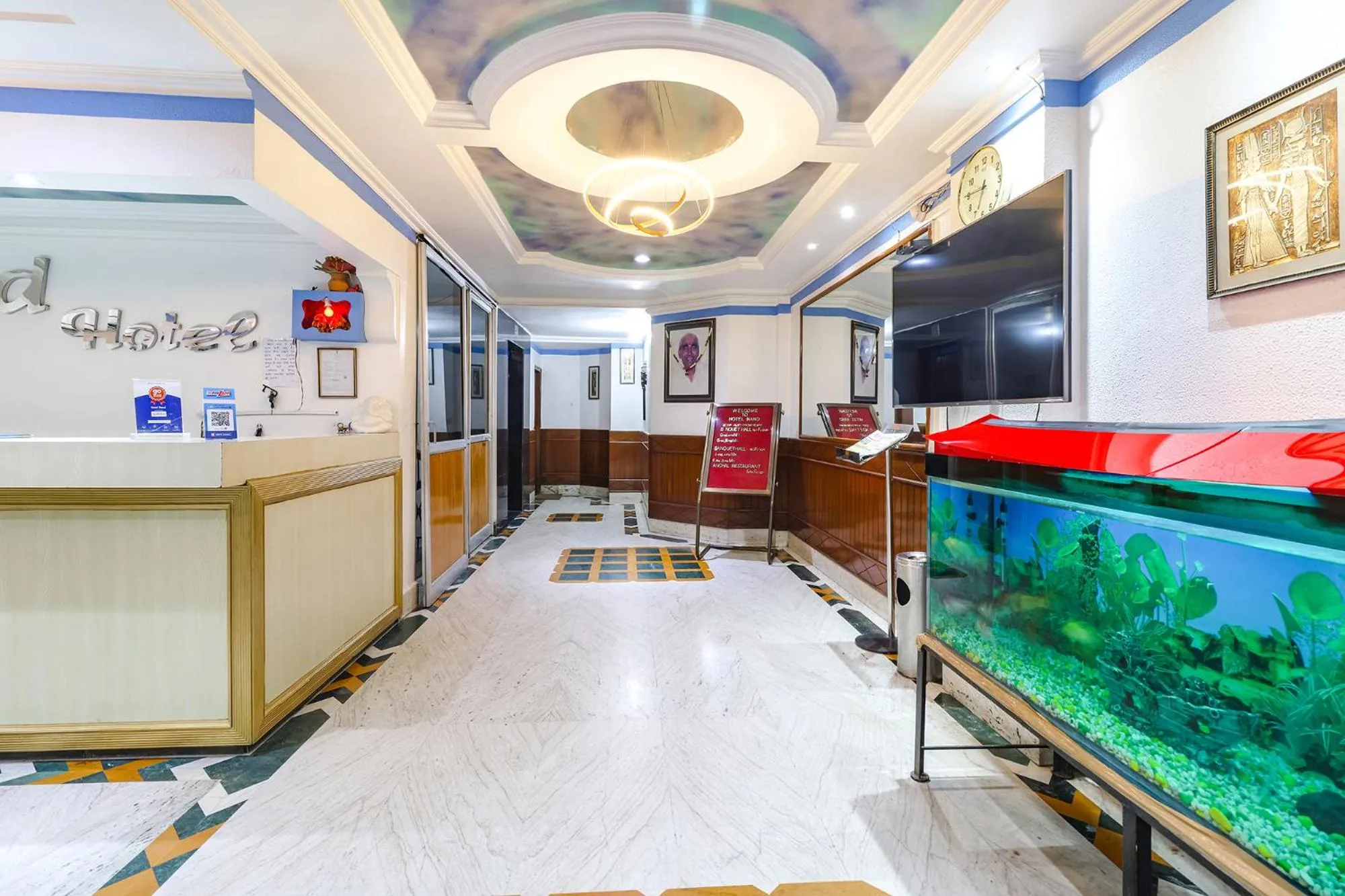 Lobby or reception in FabHotel Nand