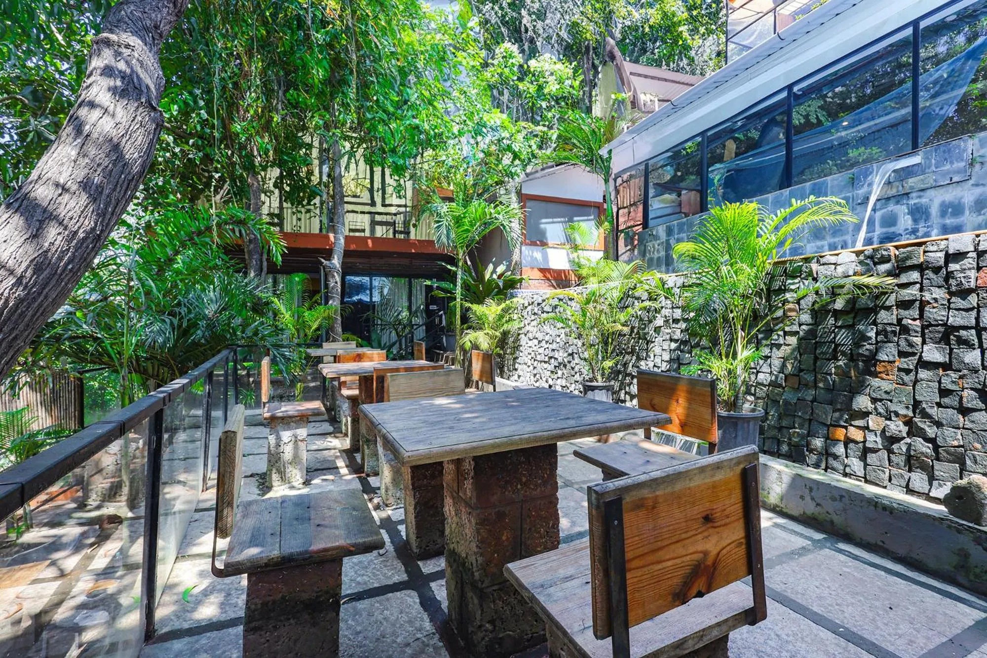 Dining area in FabHotel Hillora Coastal Resort