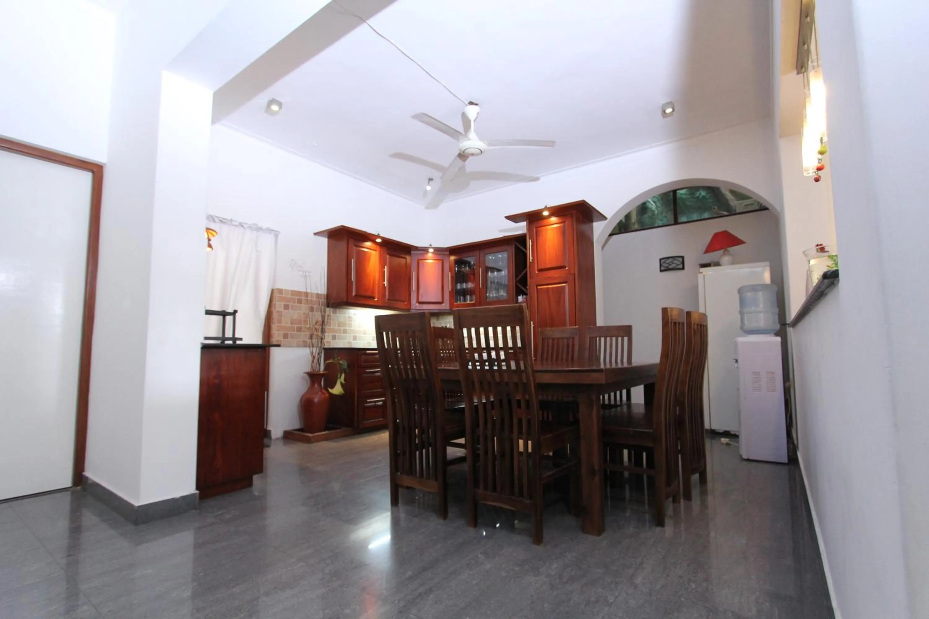 Communal kitchen in Angel villa