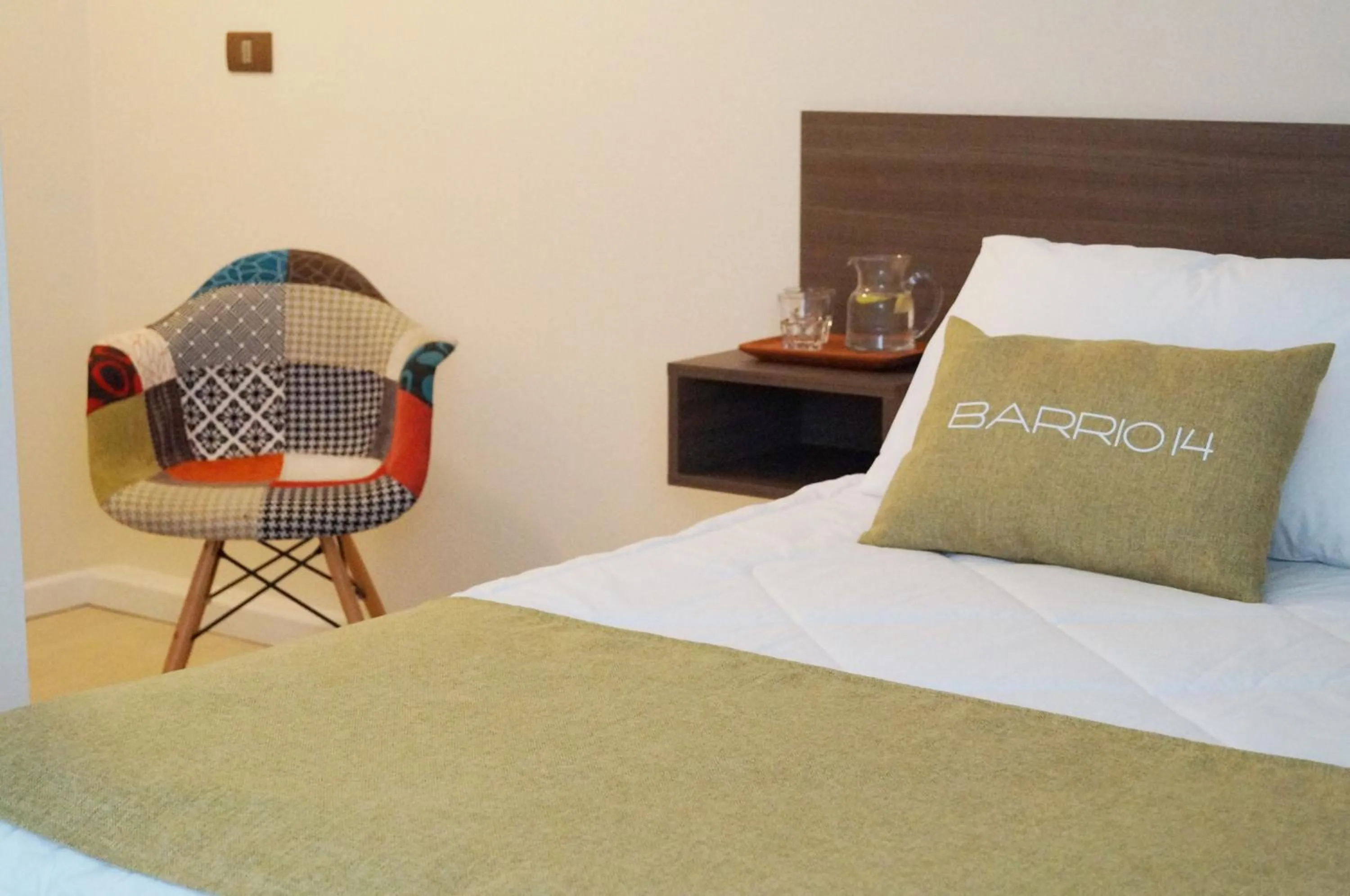 Decorative detail, Bed in Hotel Boutique Barrio 14