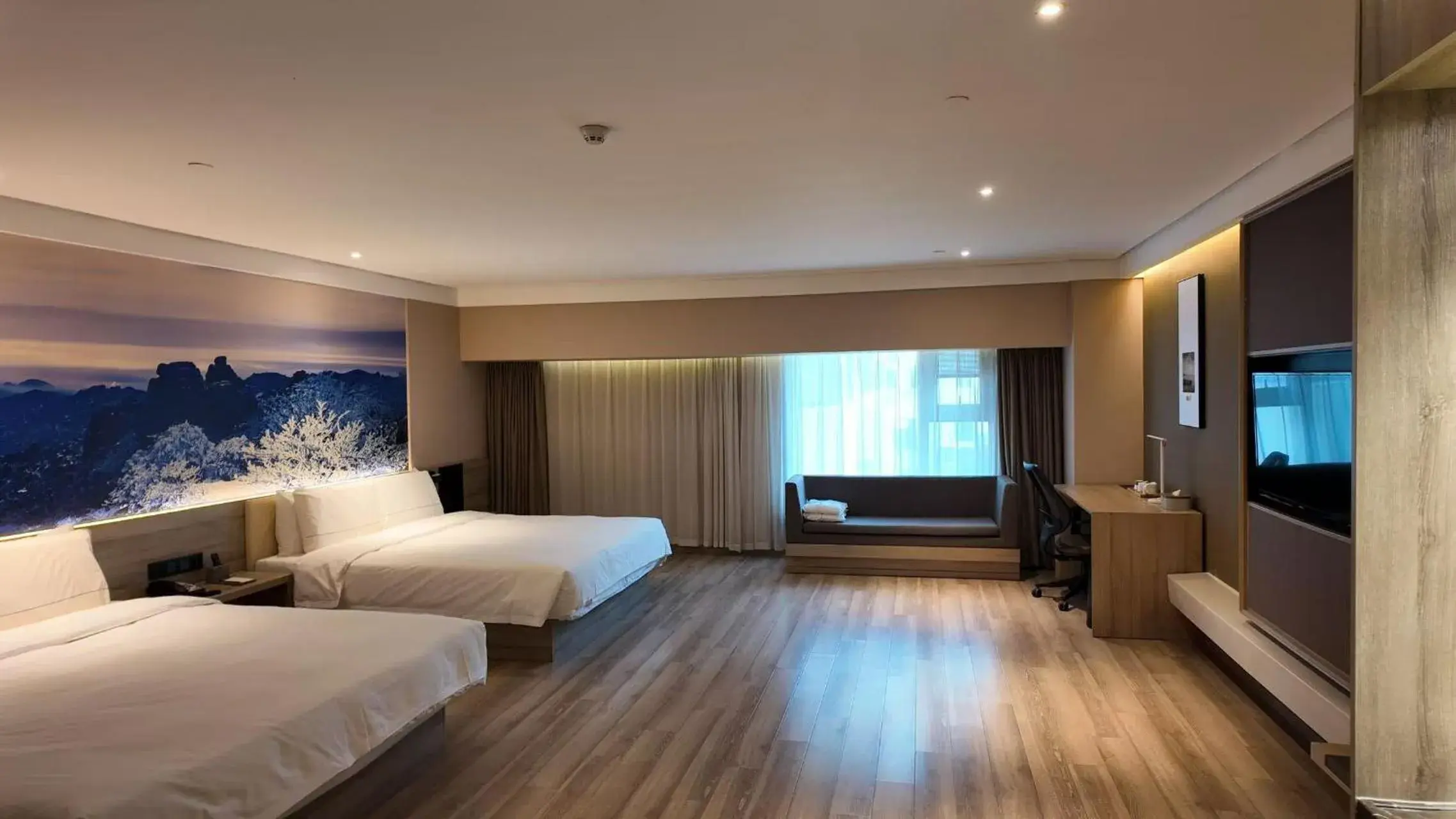 Property building, Bed in Atour Hotel Qingdao May Fourth Square Yunxiao Road Property building, Bed in Atour Hotel Qingdao May Fourth Square Yunxiao Road