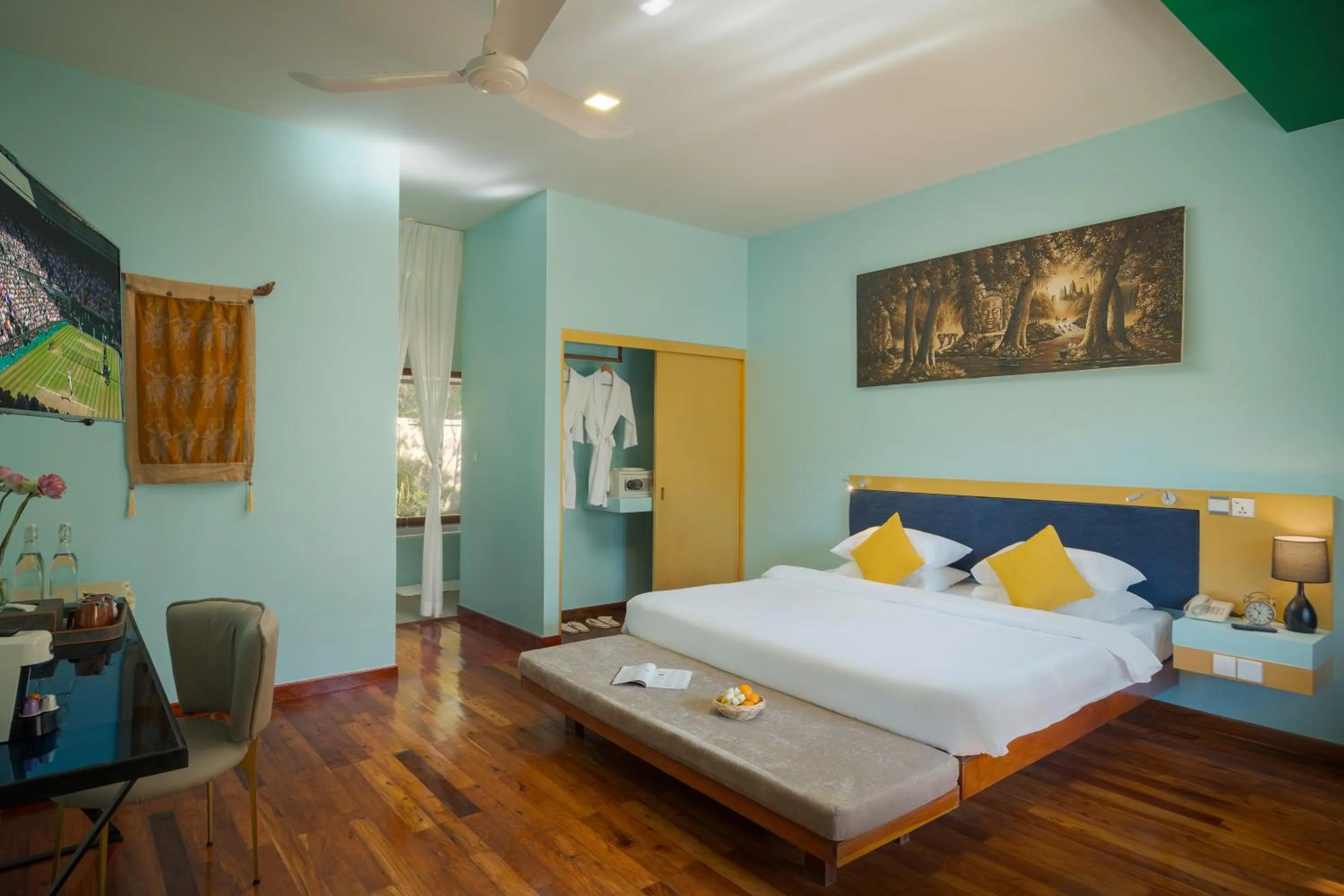 Bed in Sala Siem Reap Resort