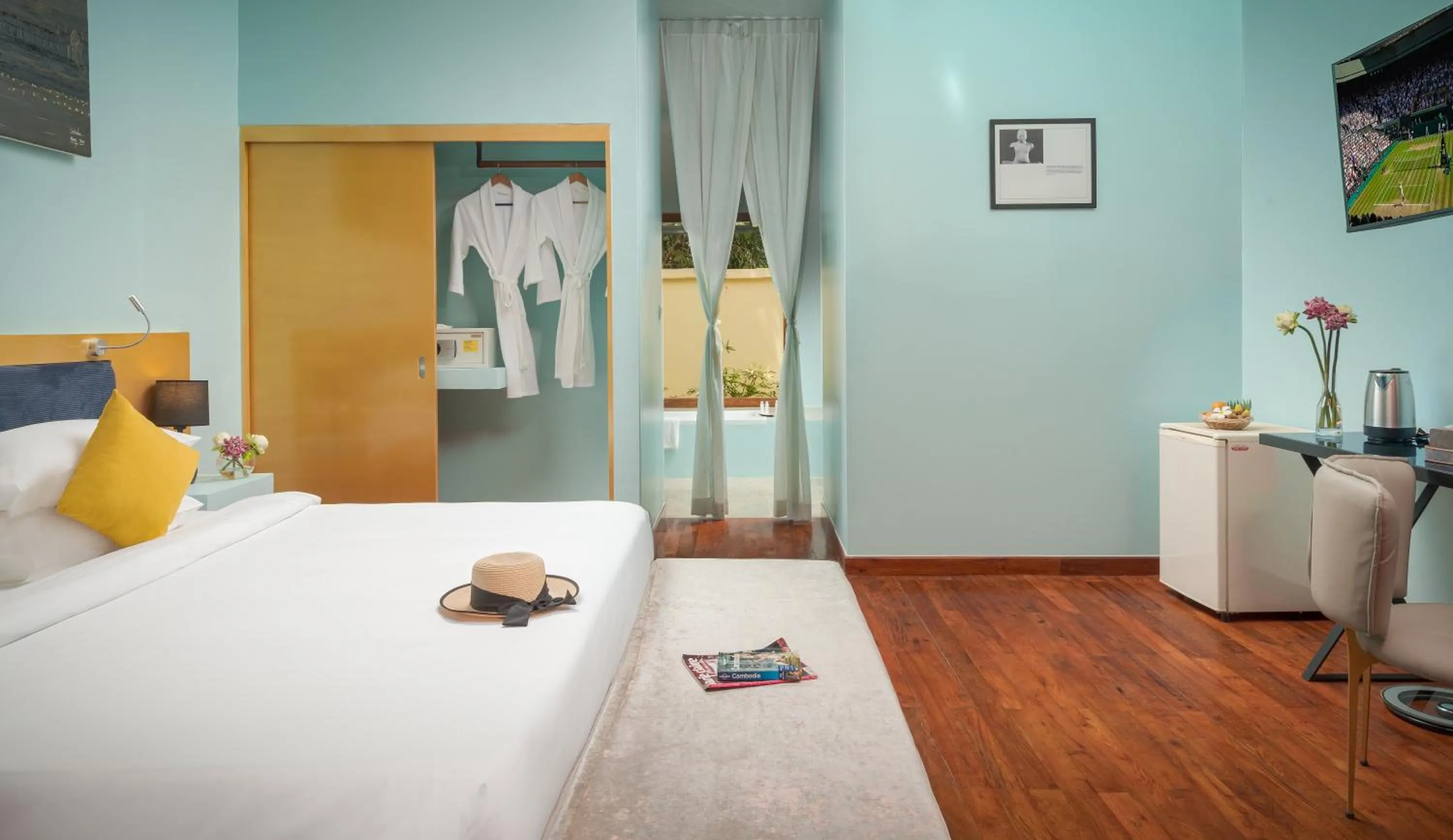 Bed in Sala Siem Reap Resort