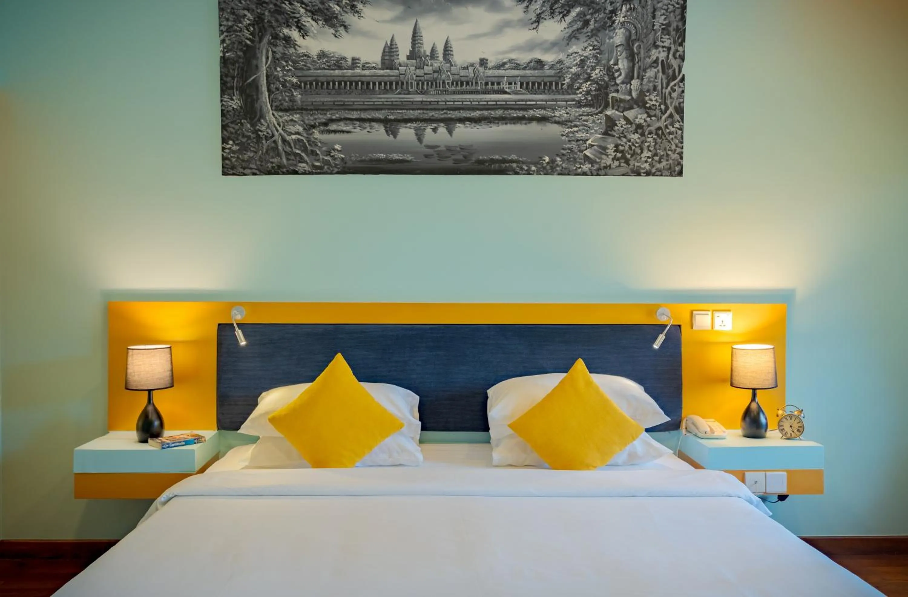 Bed in Sala Siem Reap Resort