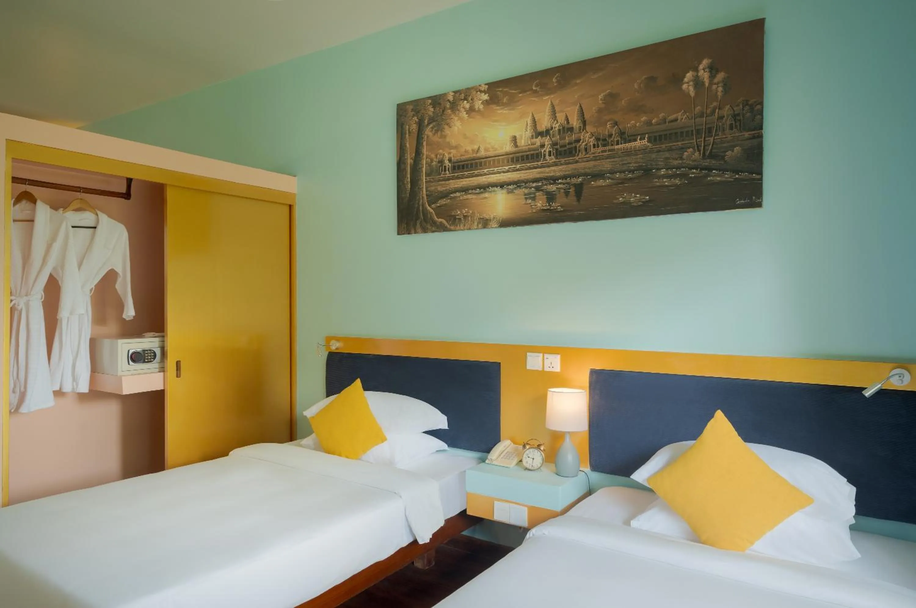 Bed in Sala Siem Reap Resort