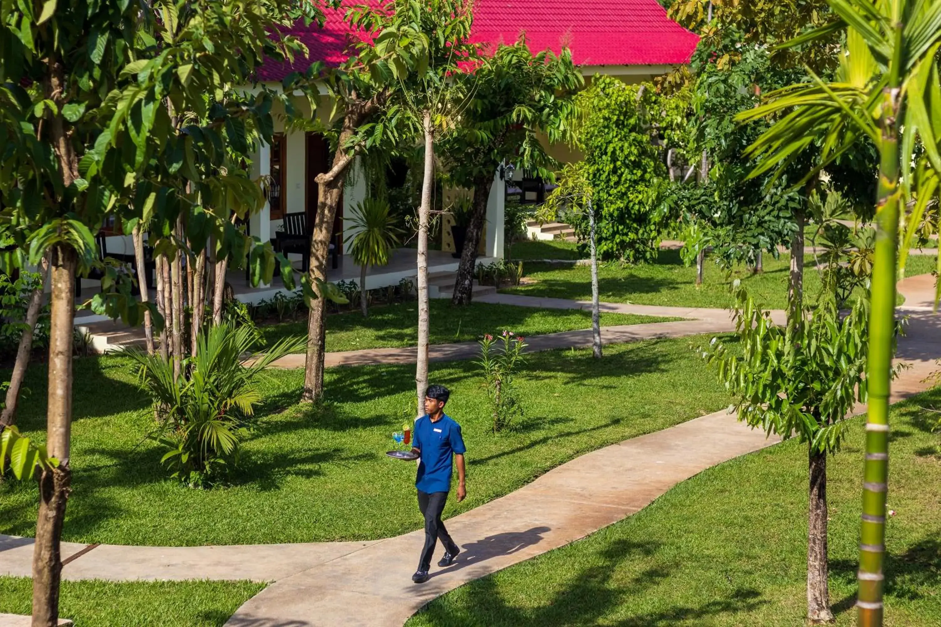 Staff in Sala Siem Reap Resort Staff in Sala Siem Reap Resort