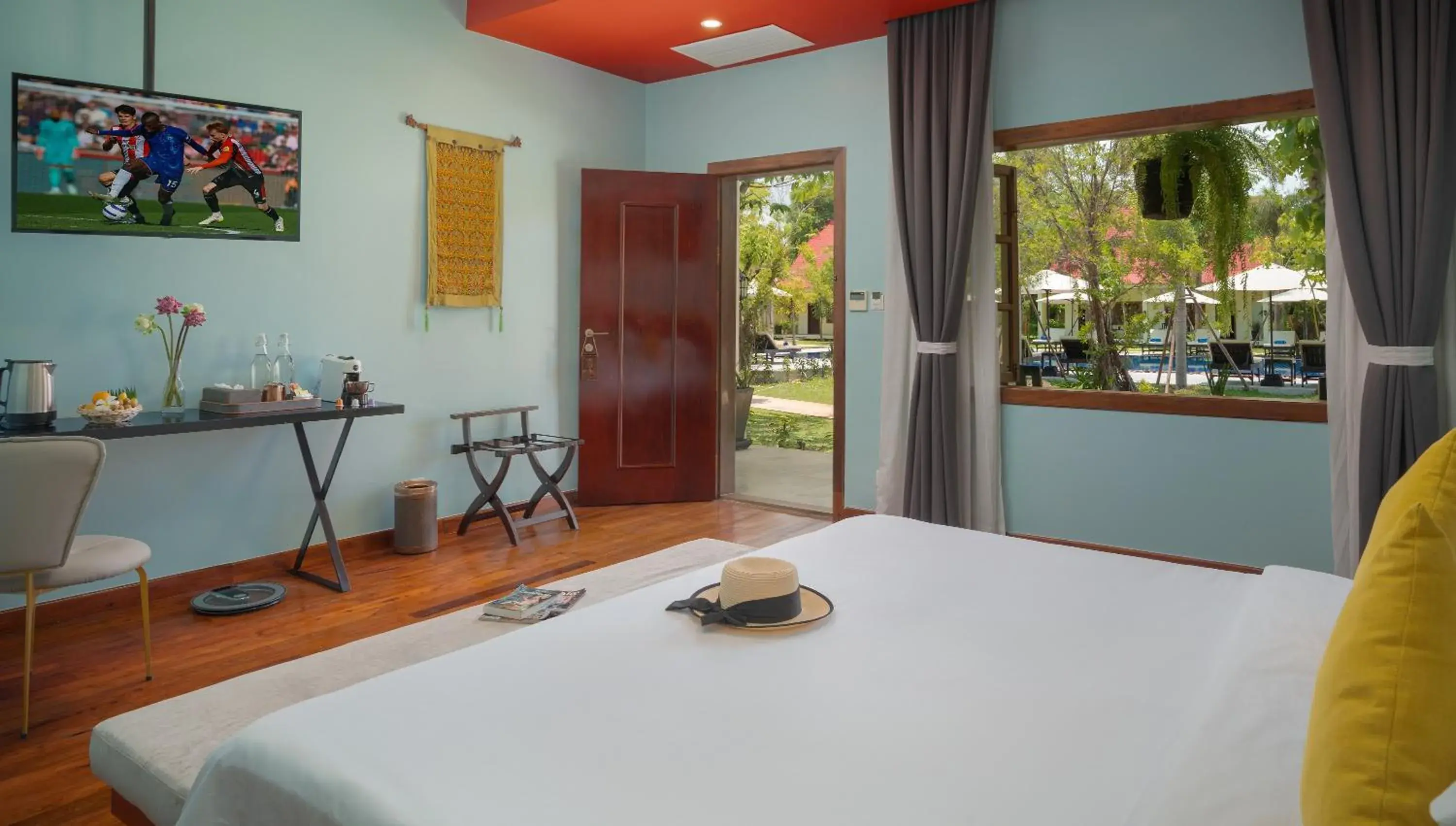 Bed in Sala Siem Reap Resort Bed in Sala Siem Reap Resort