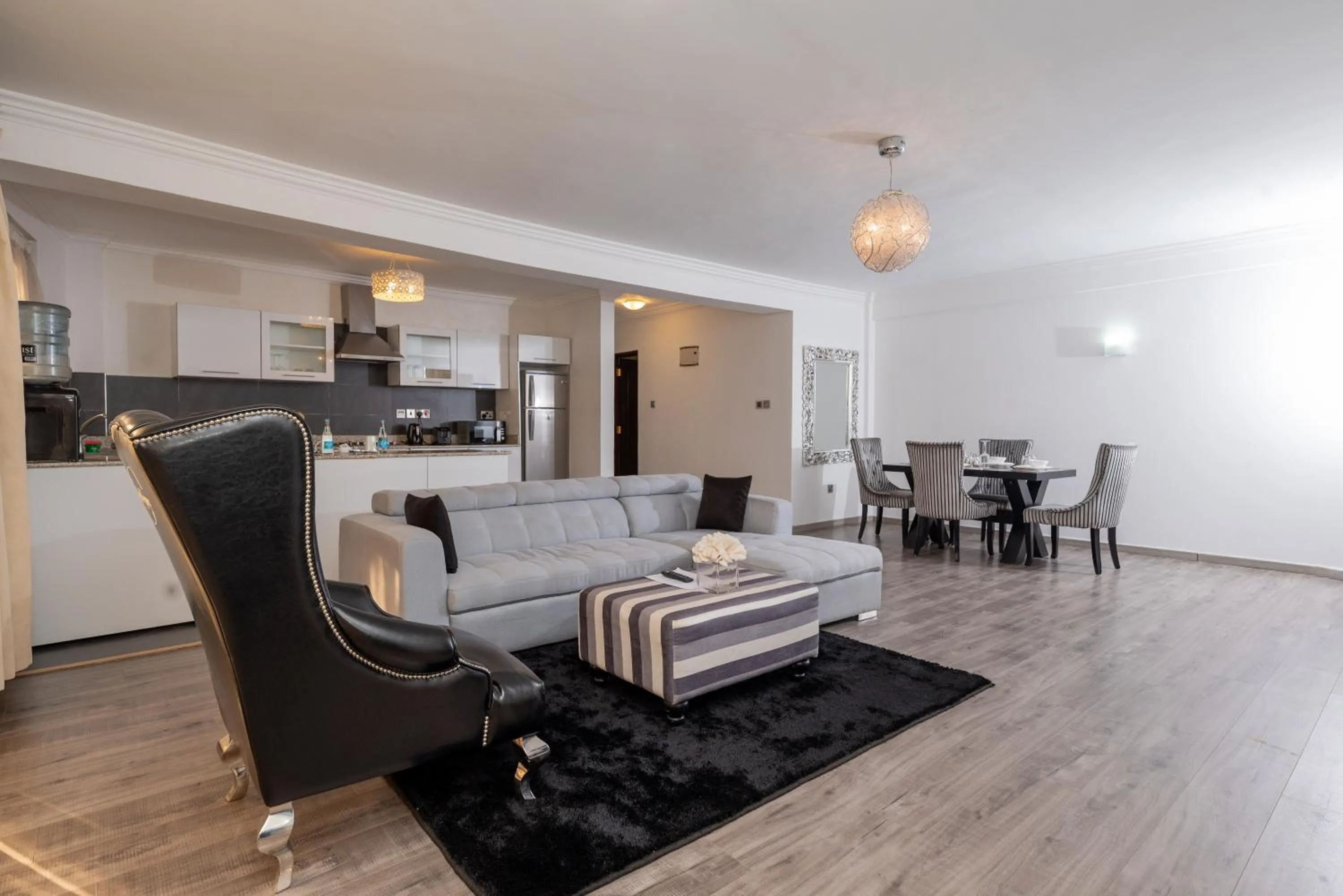Seating area in Lavington Residences By Trianum