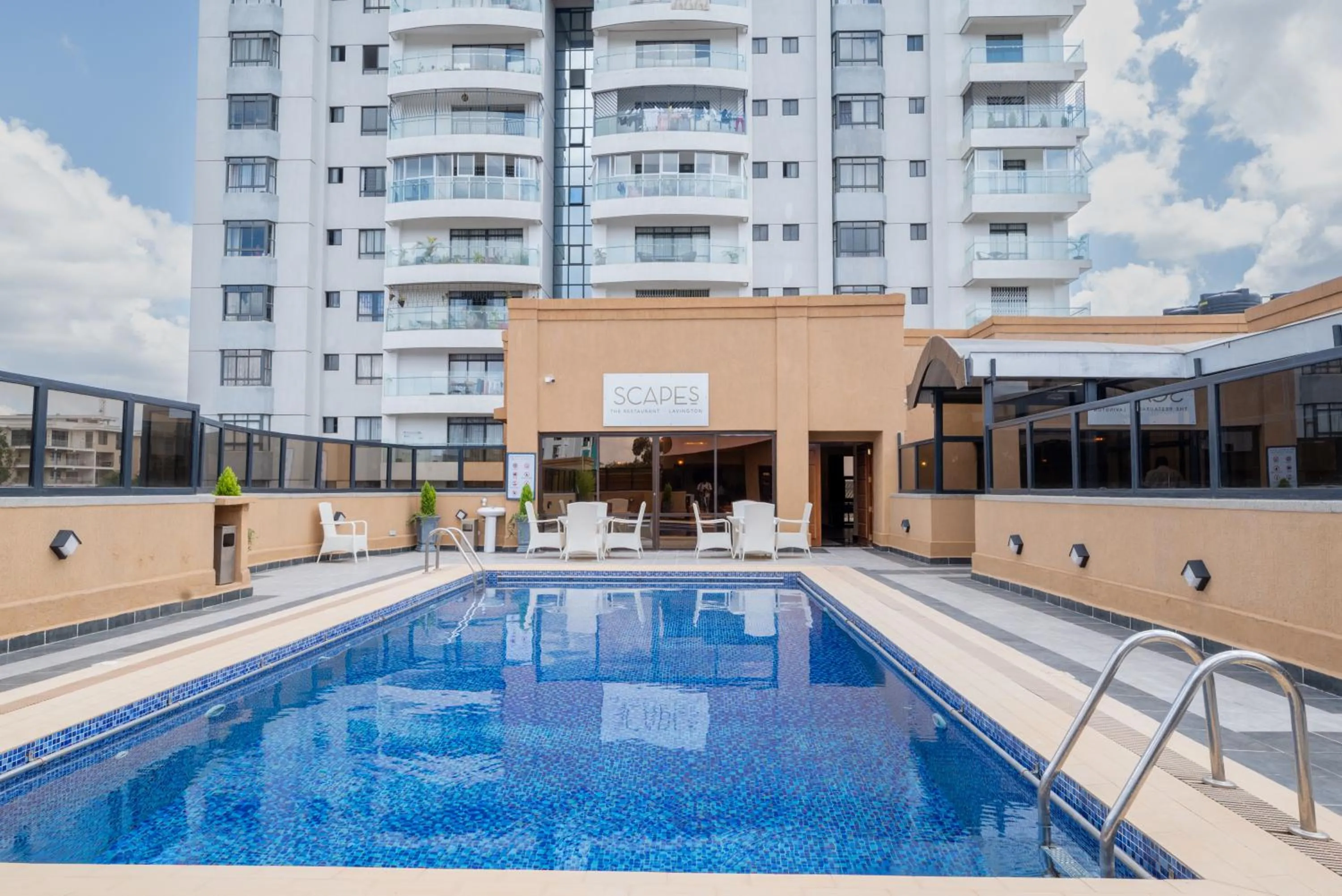 Swimming pool in Lavington Residences By Trianum