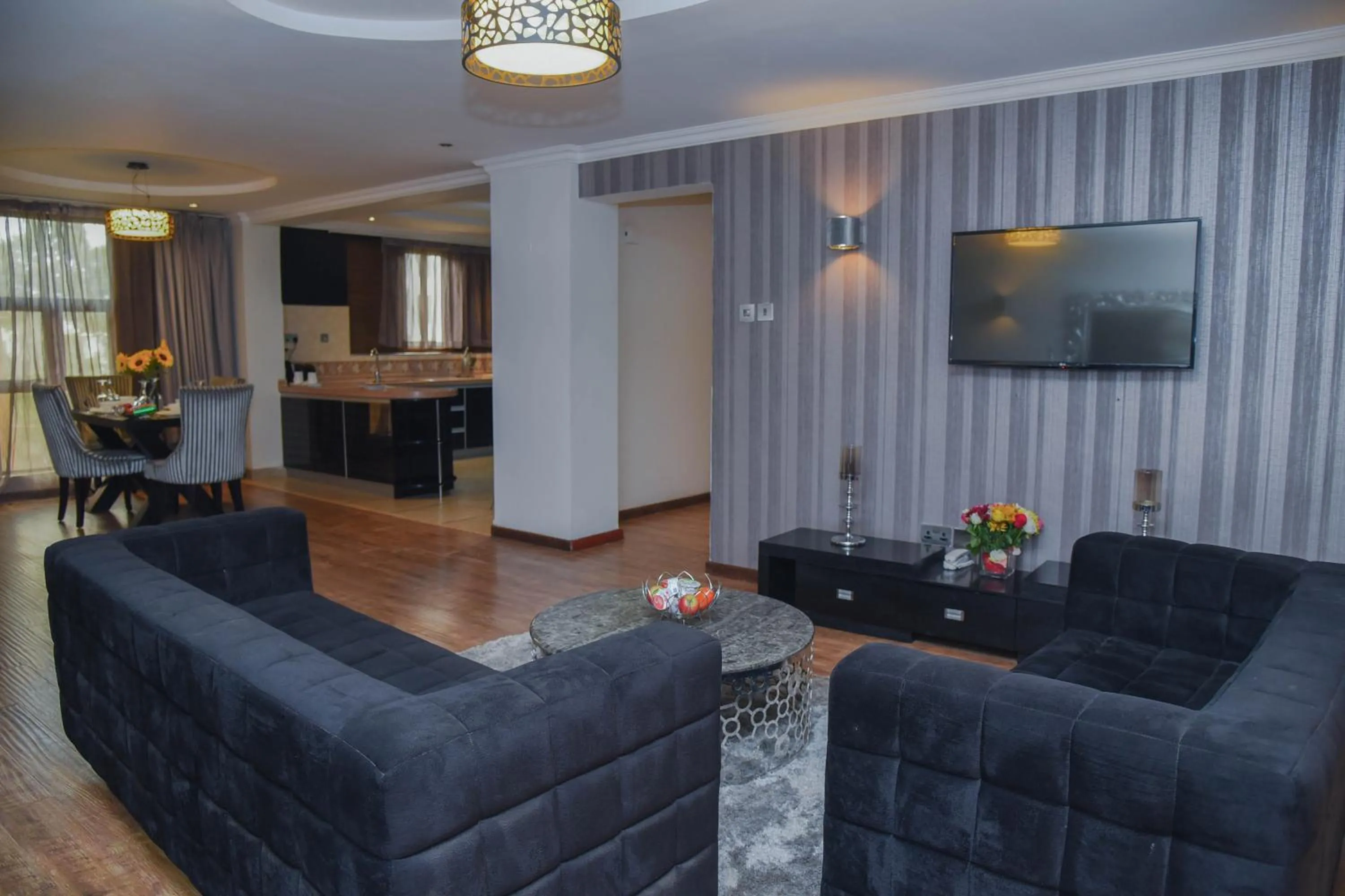 Living room in Lavington Residences By Trianum