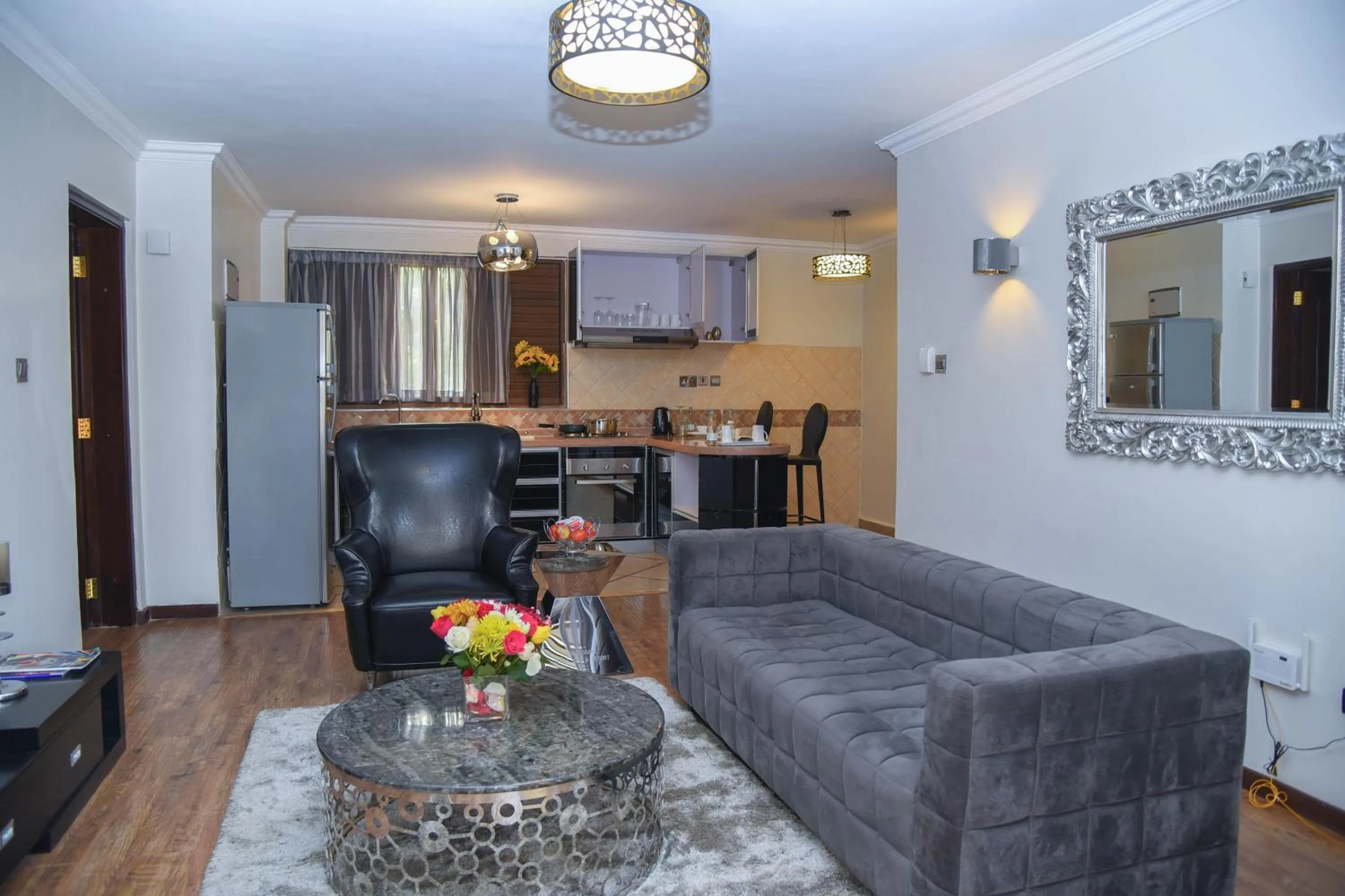 Seating area in Lavington Residences By Trianum