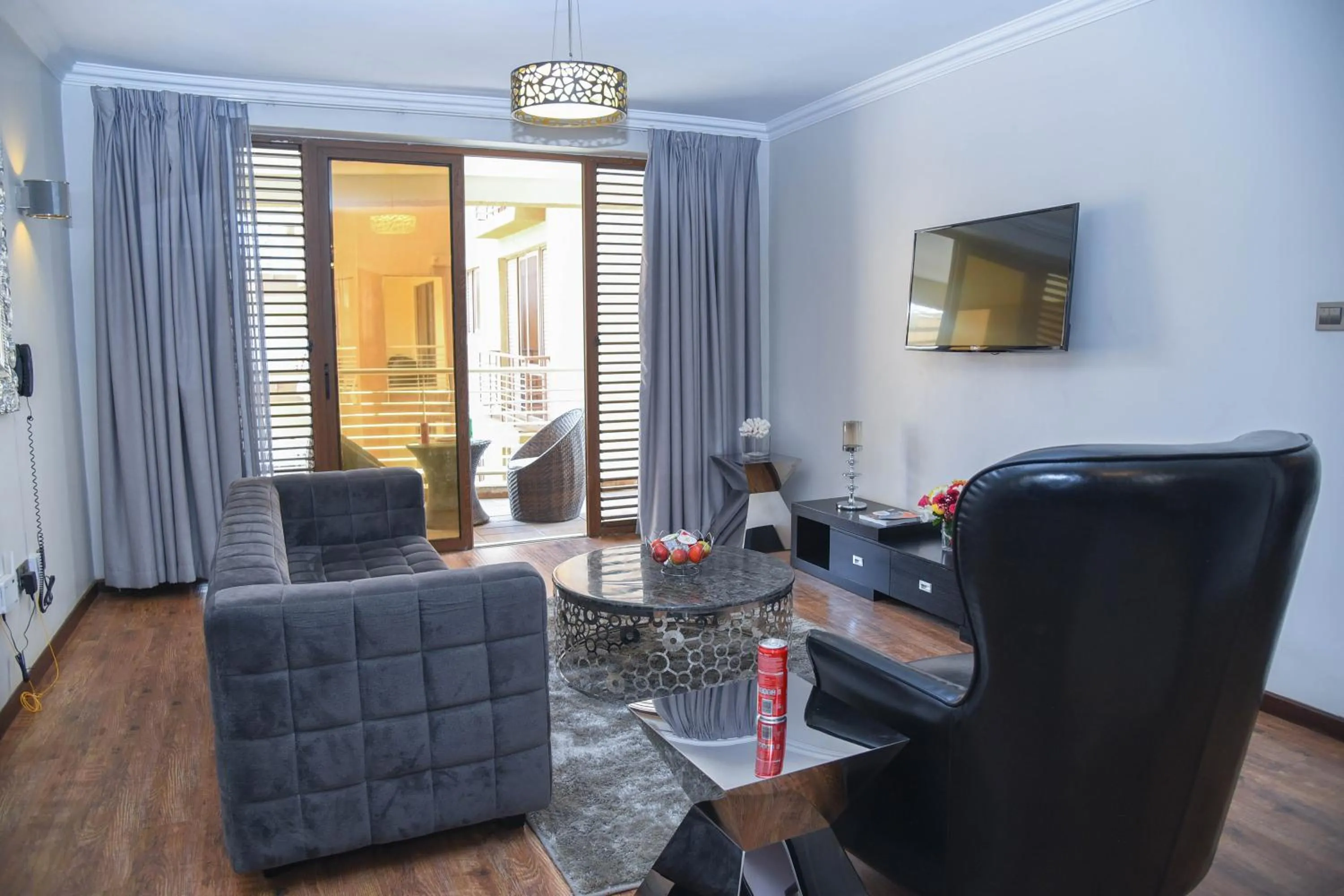 Living room in Lavington Residences By Trianum