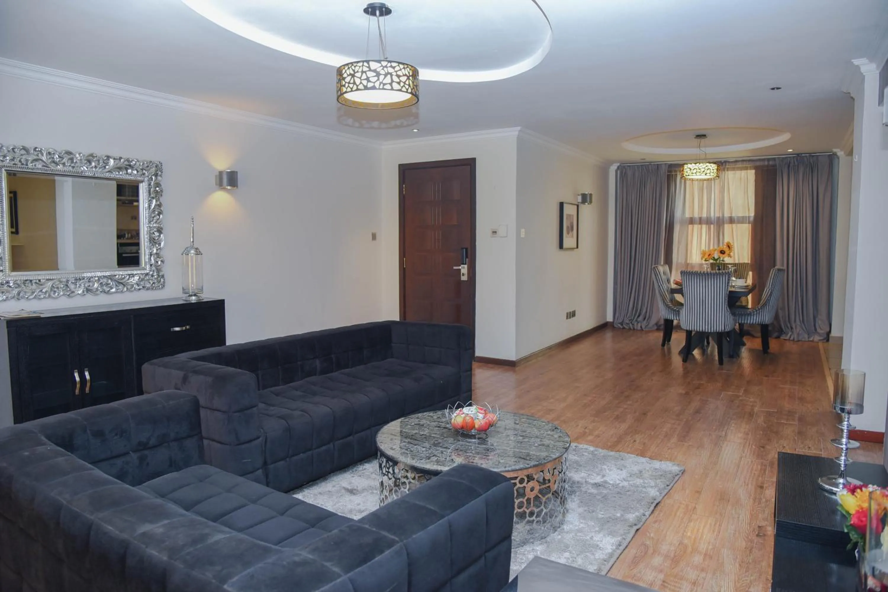 Living room in Lavington Residences By Trianum