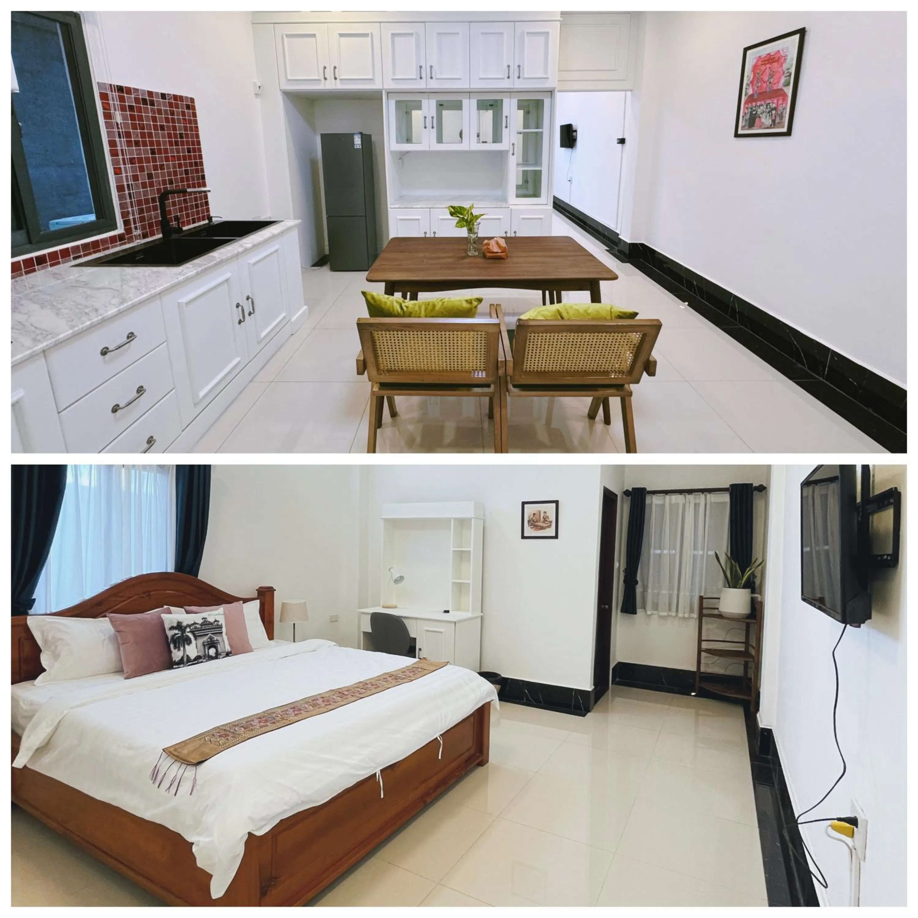 Photo of the whole room, Bed in Vanida Hotel