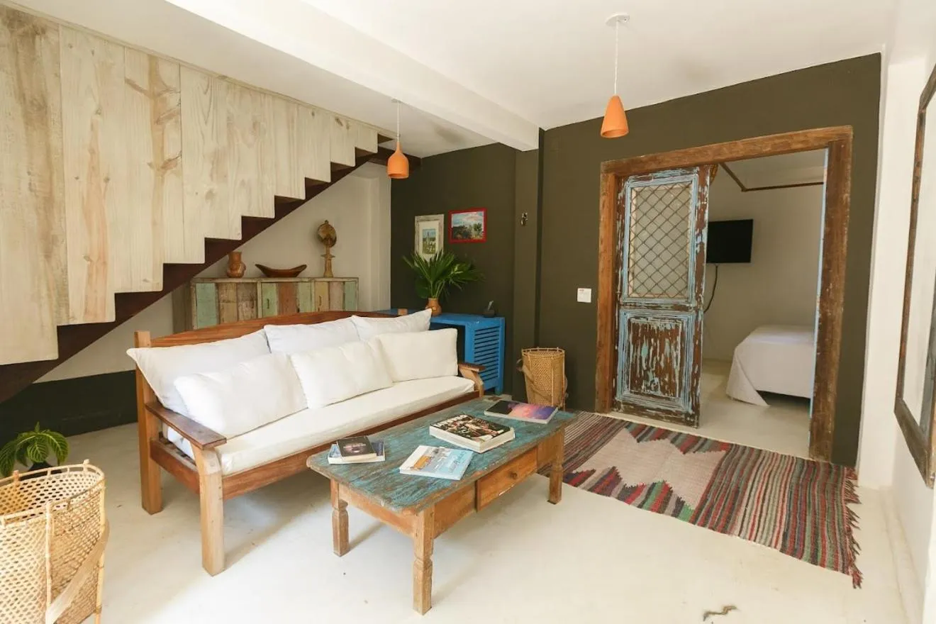 Living room in Pousada Sol da Manha QUADRADO