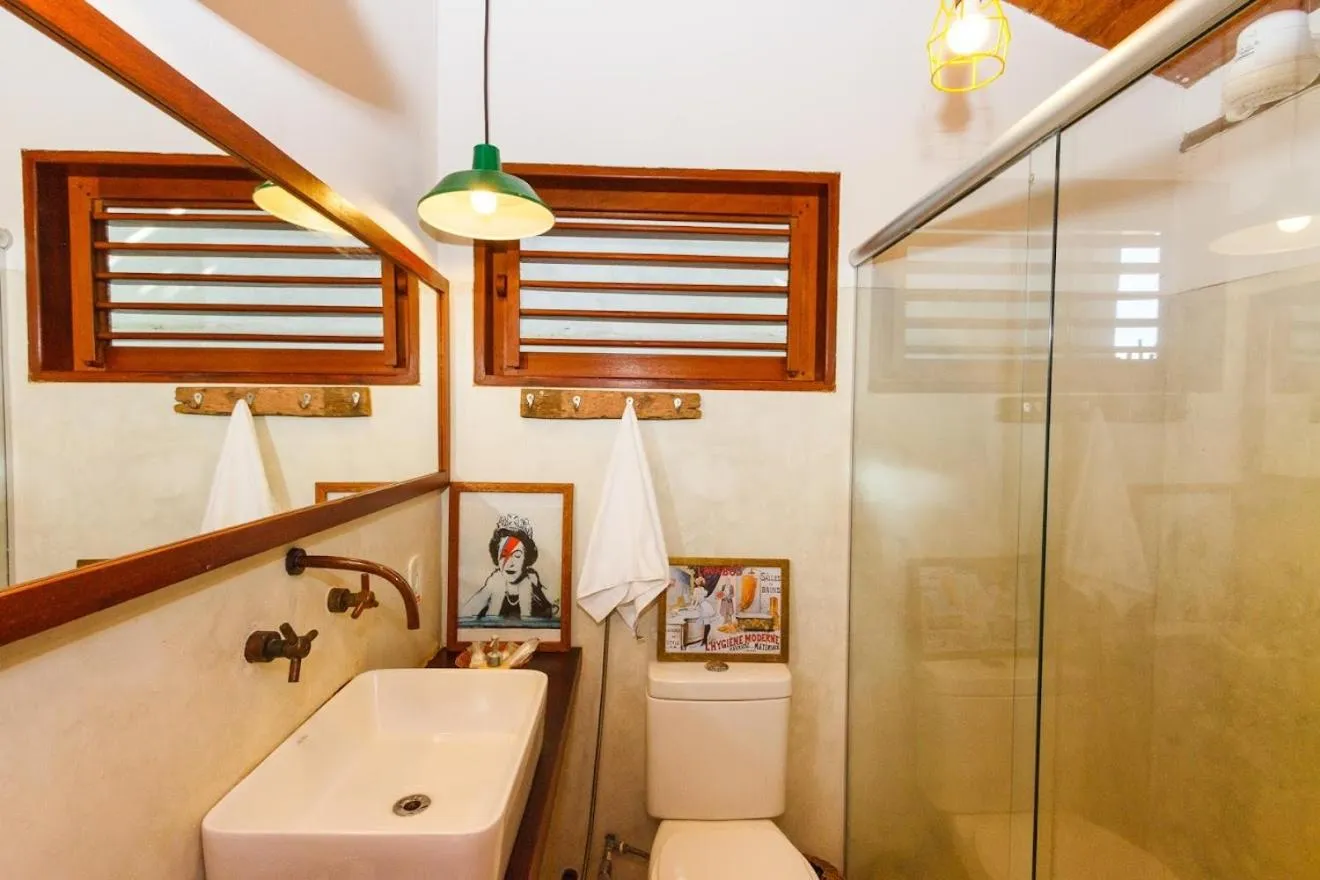 Shower in Pousada Sol da Manha QUADRADO