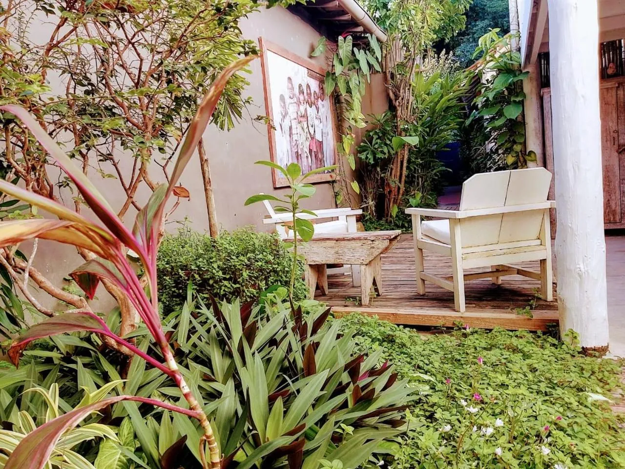 Patio in Pousada Sol da Manha QUADRADO