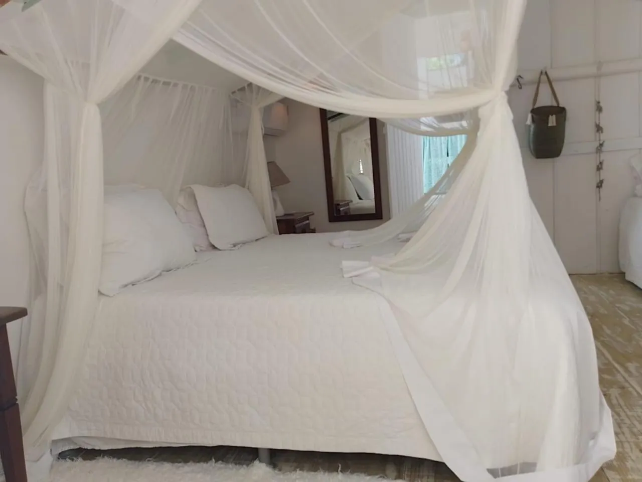 Bed in Pousada Sol da Manha QUADRADO